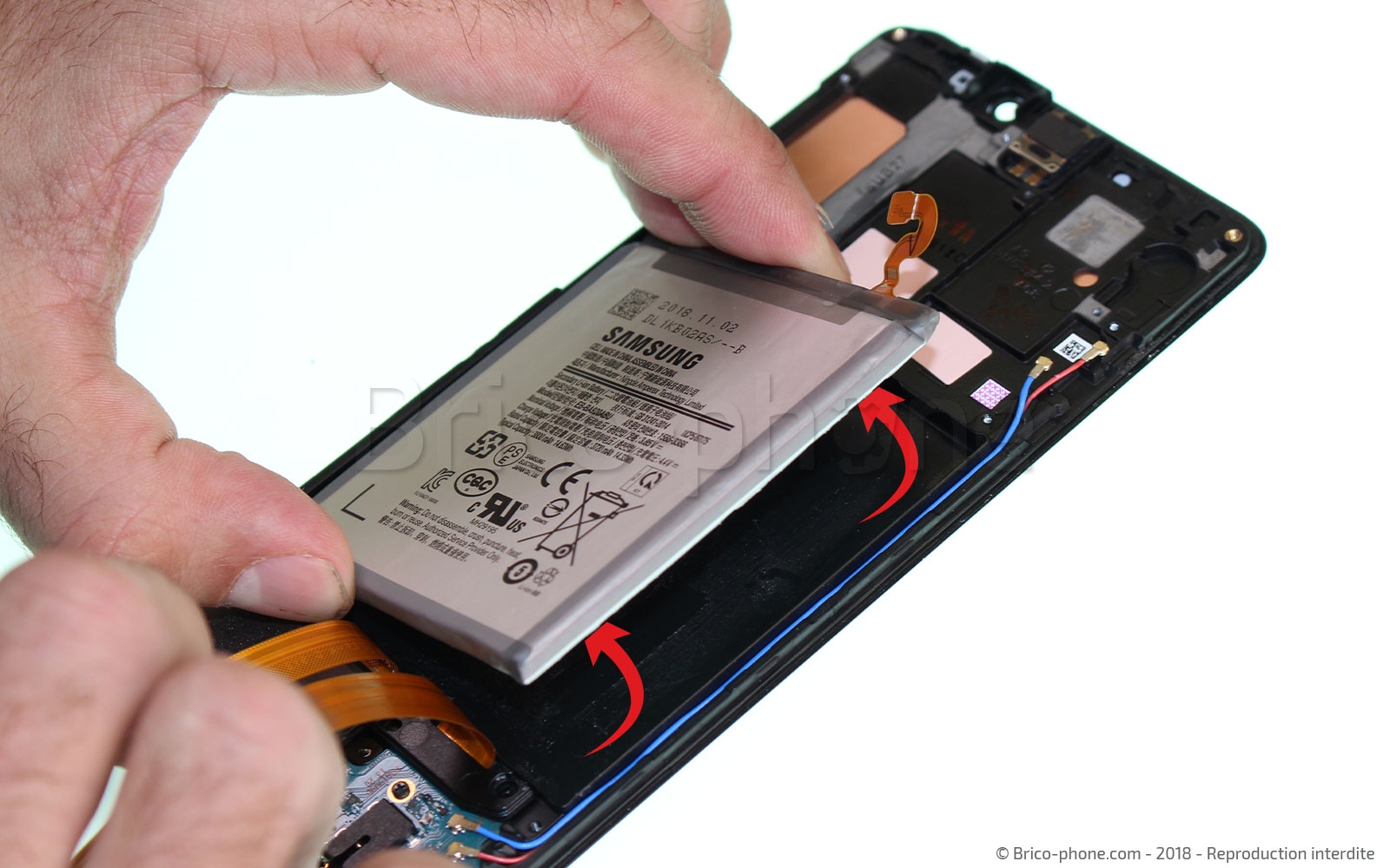 Changement de bloc écran sur Galaxy A9 2018 photo 3