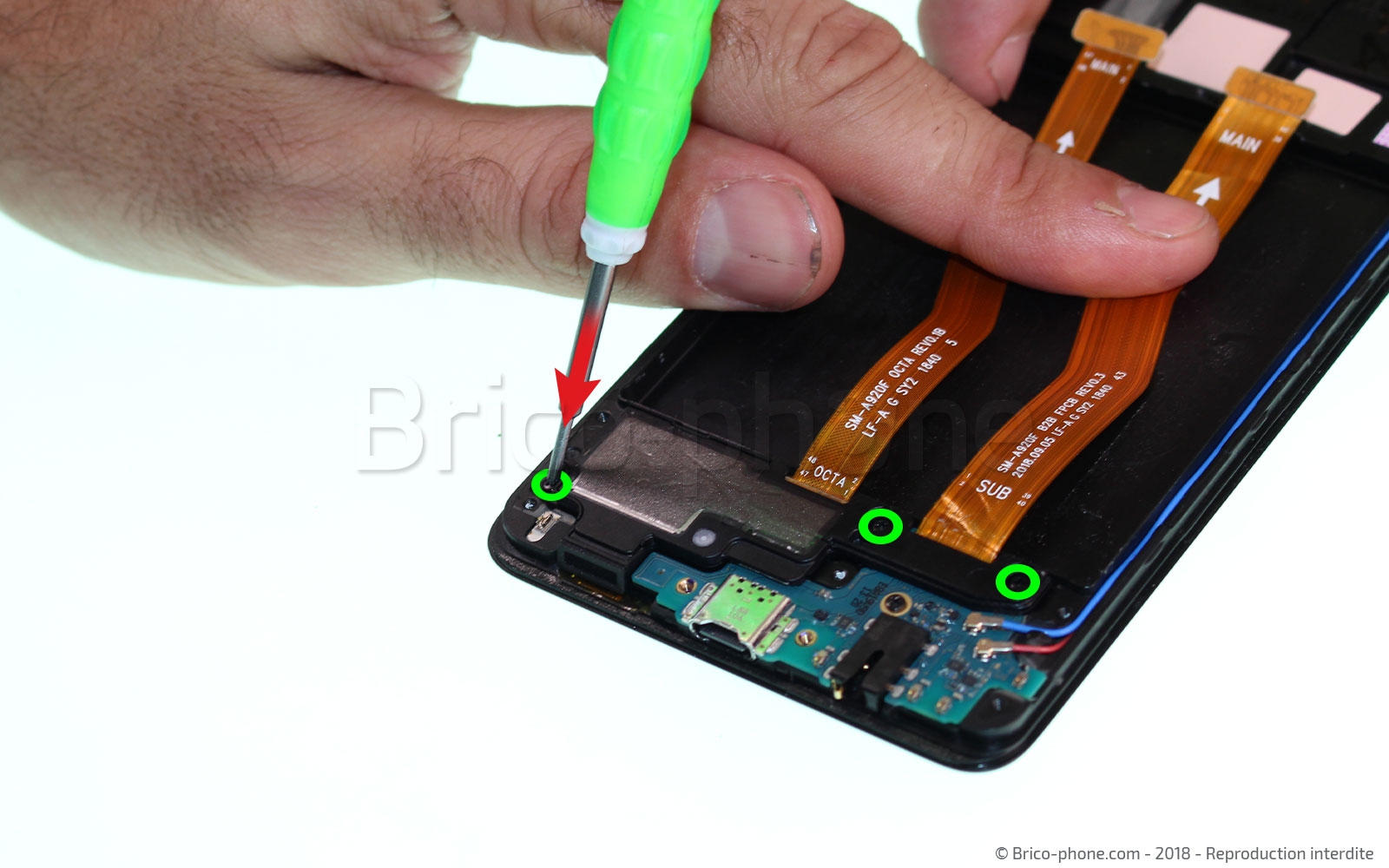 Changement de bloc écran sur Galaxy A9 2018 photo 1