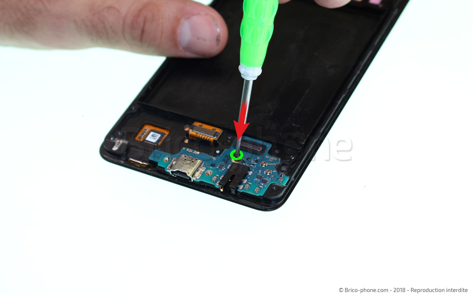 Changement de bloc écran sur Galaxy A9 2018 photo 1