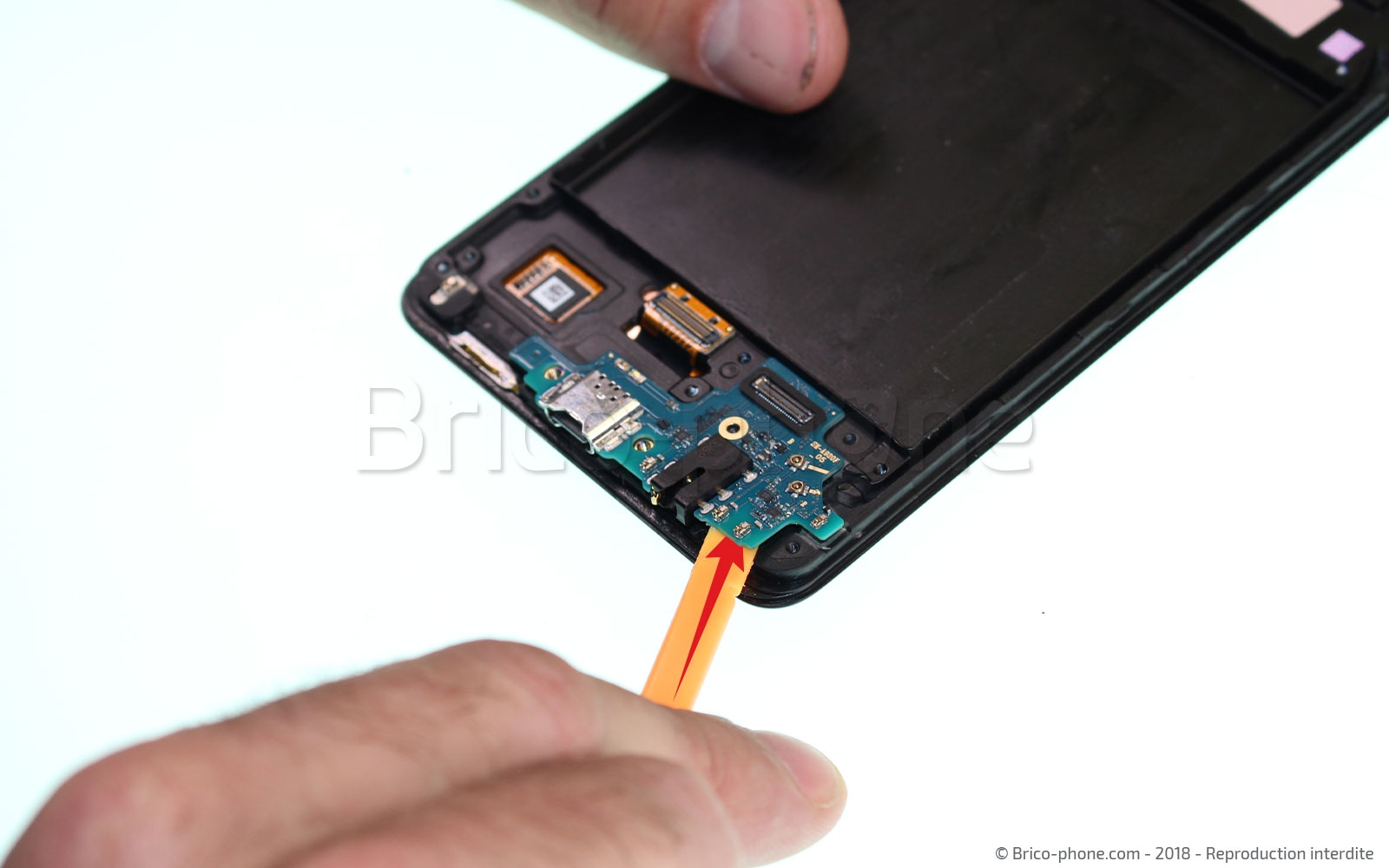 Changement de bloc écran sur Galaxy A9 2018 photo 2