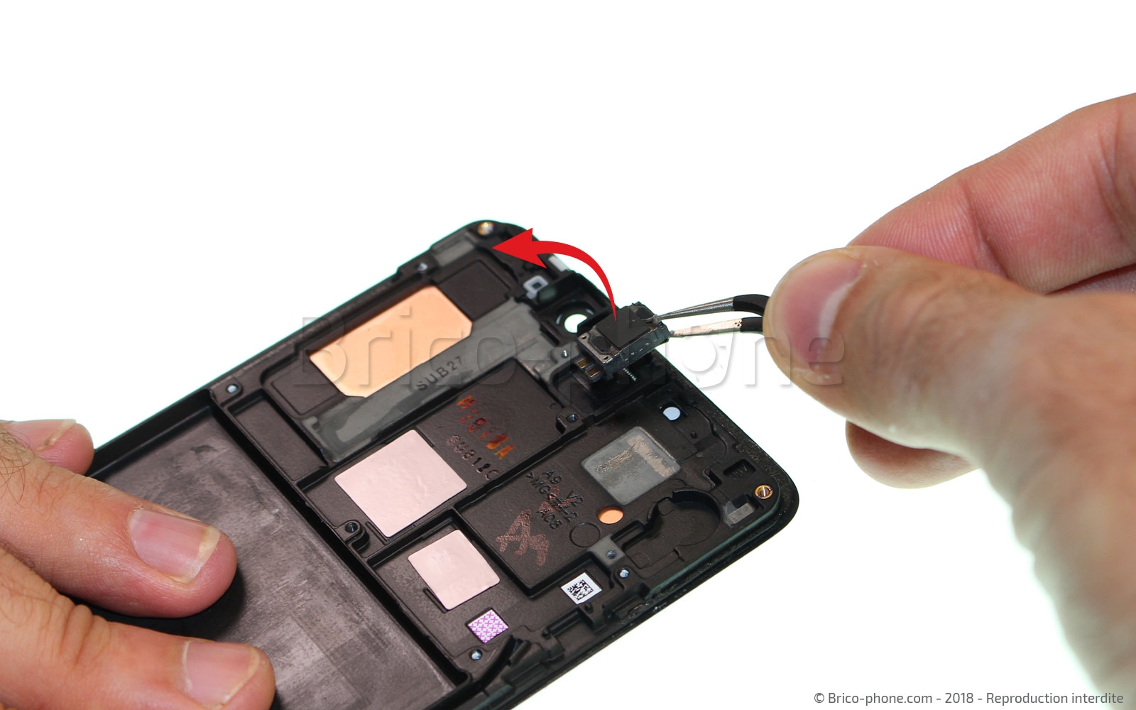 Changement de bloc écran sur Galaxy A9 2018 photo 2