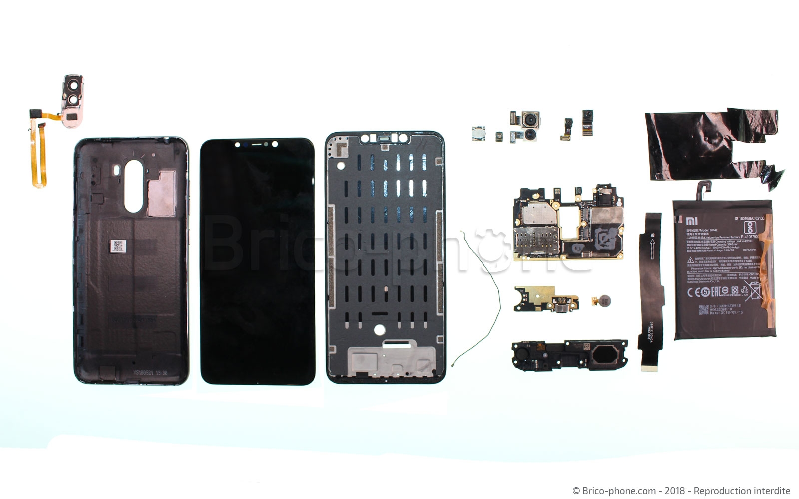 Guide de démontage sur Pocophone F1 photo 1