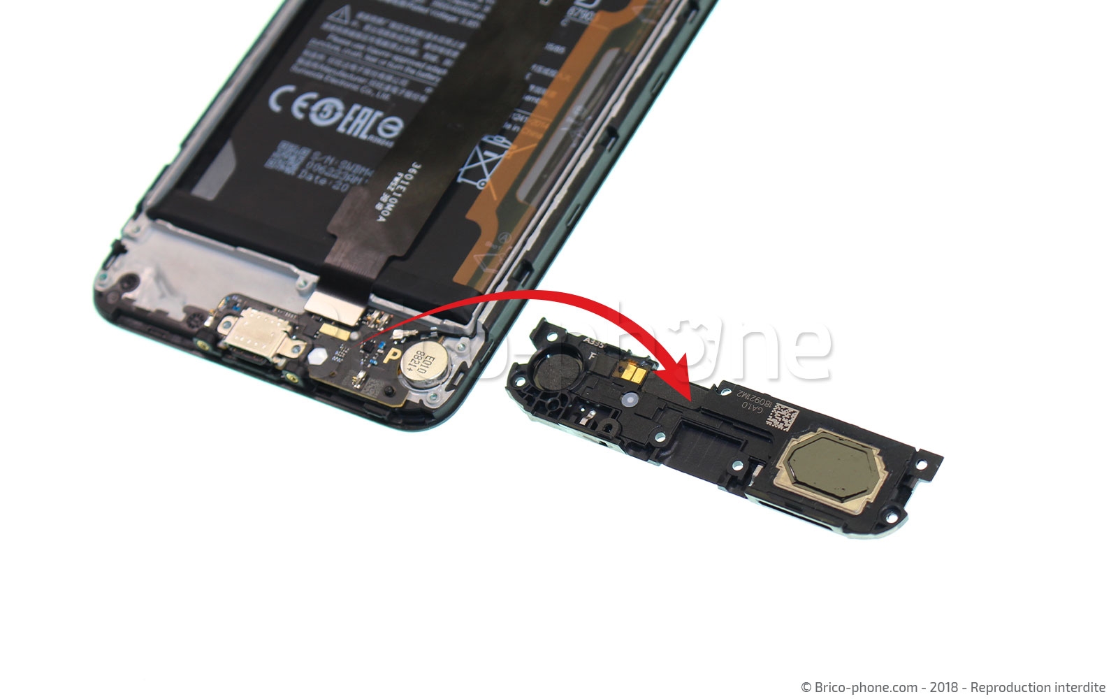 Changement du connecteur de charge sur Pocophone F1 photo 4