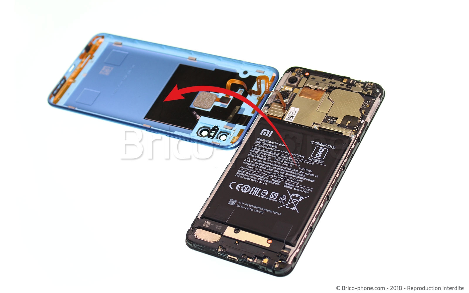 Changement de bloc haut-parleur externe sur Redmi Note 6 Pro photo 3