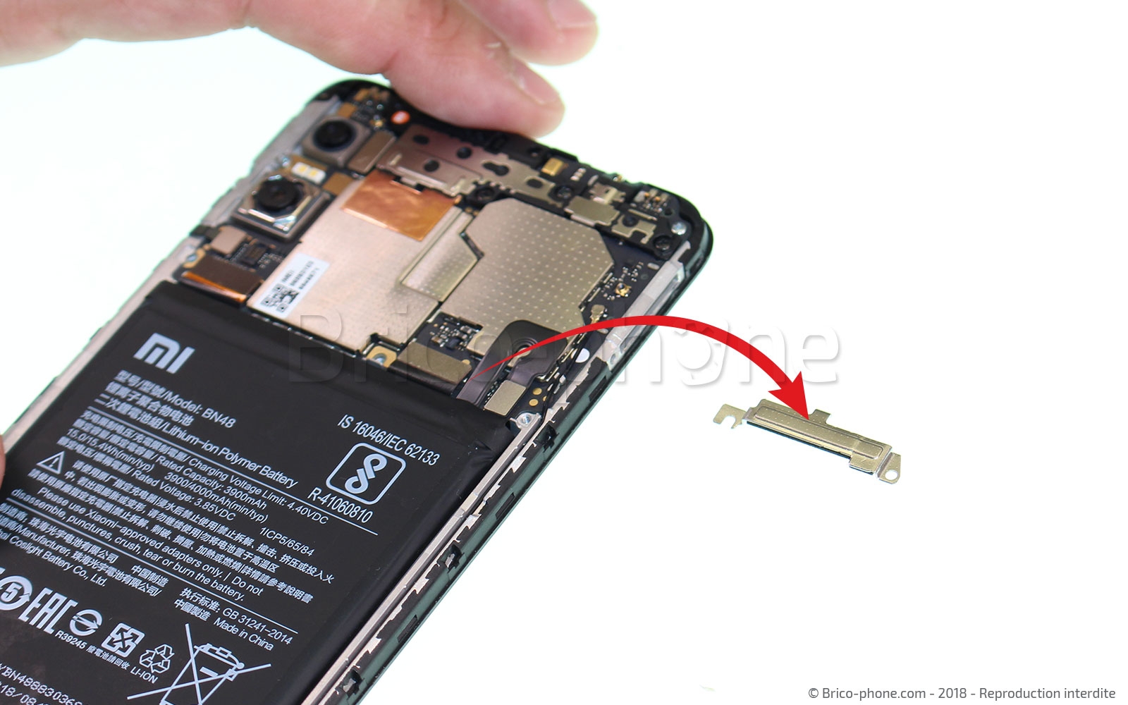 Changement de bloc haut-parleur externe sur Redmi Note 6 Pro photo 3