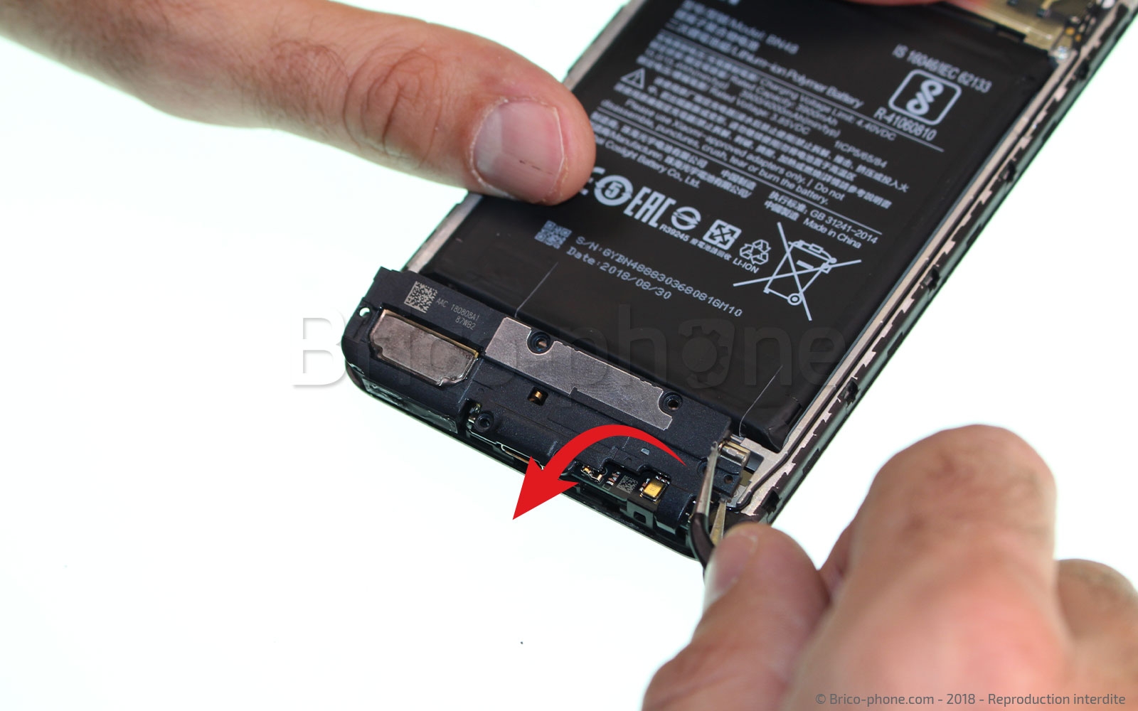 Changement de connecteur de charge sur Redmi Note 6 Pro photo 2