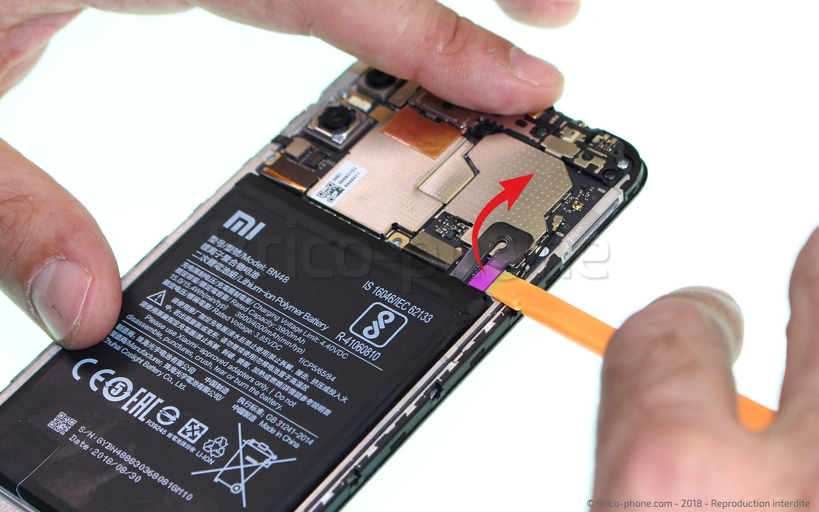 Changement de connecteur de charge sur Redmi Note 6 Pro photo 4