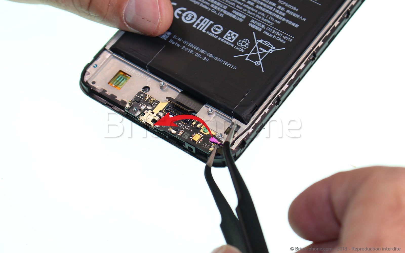 Changement de connecteur de charge sur Redmi Note 6 Pro photo 2