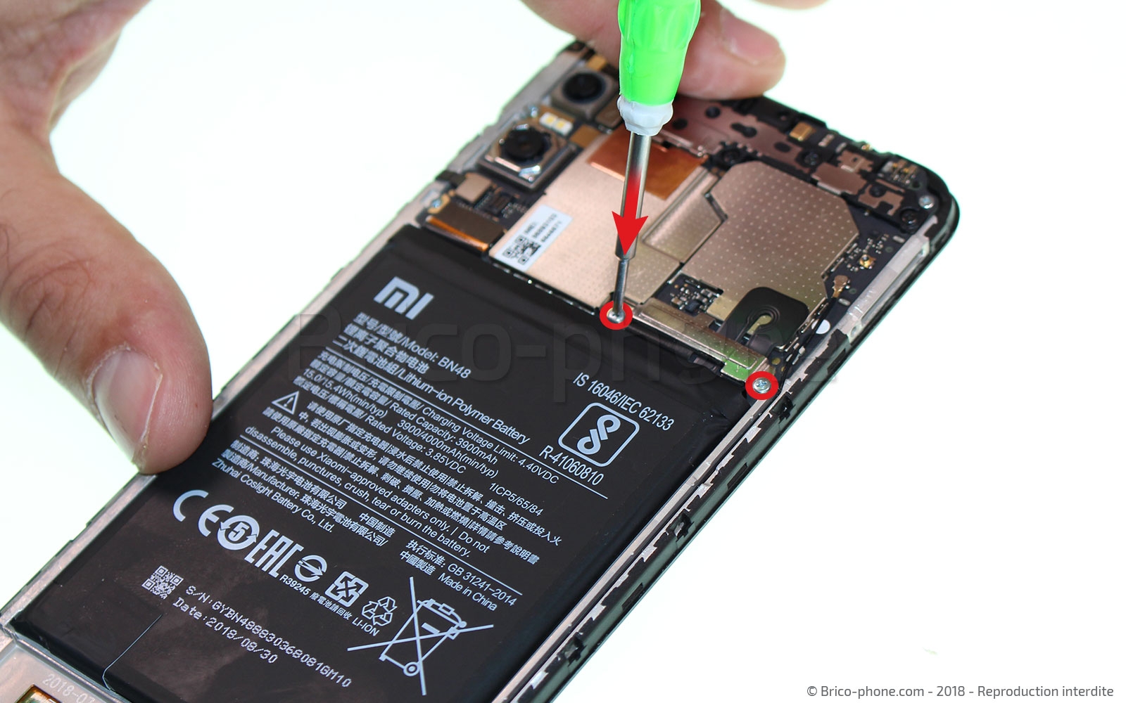 Changement de batterie sur Redmi Note 6 Pro photo 1