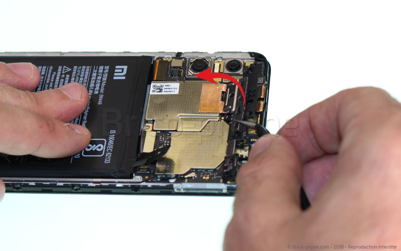 Changement de haut-parleur interne  sur Redmi Note 6 Pro photo 2