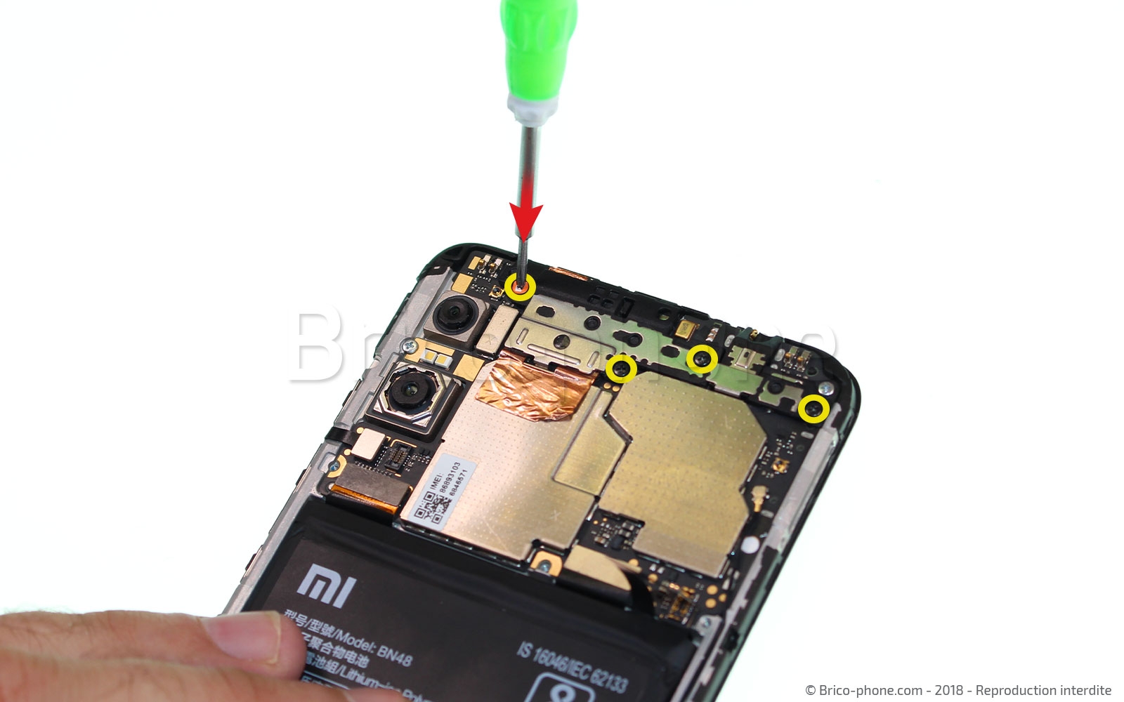 Changement de caméra avant sur Redmi Note 6 Pro photo 1