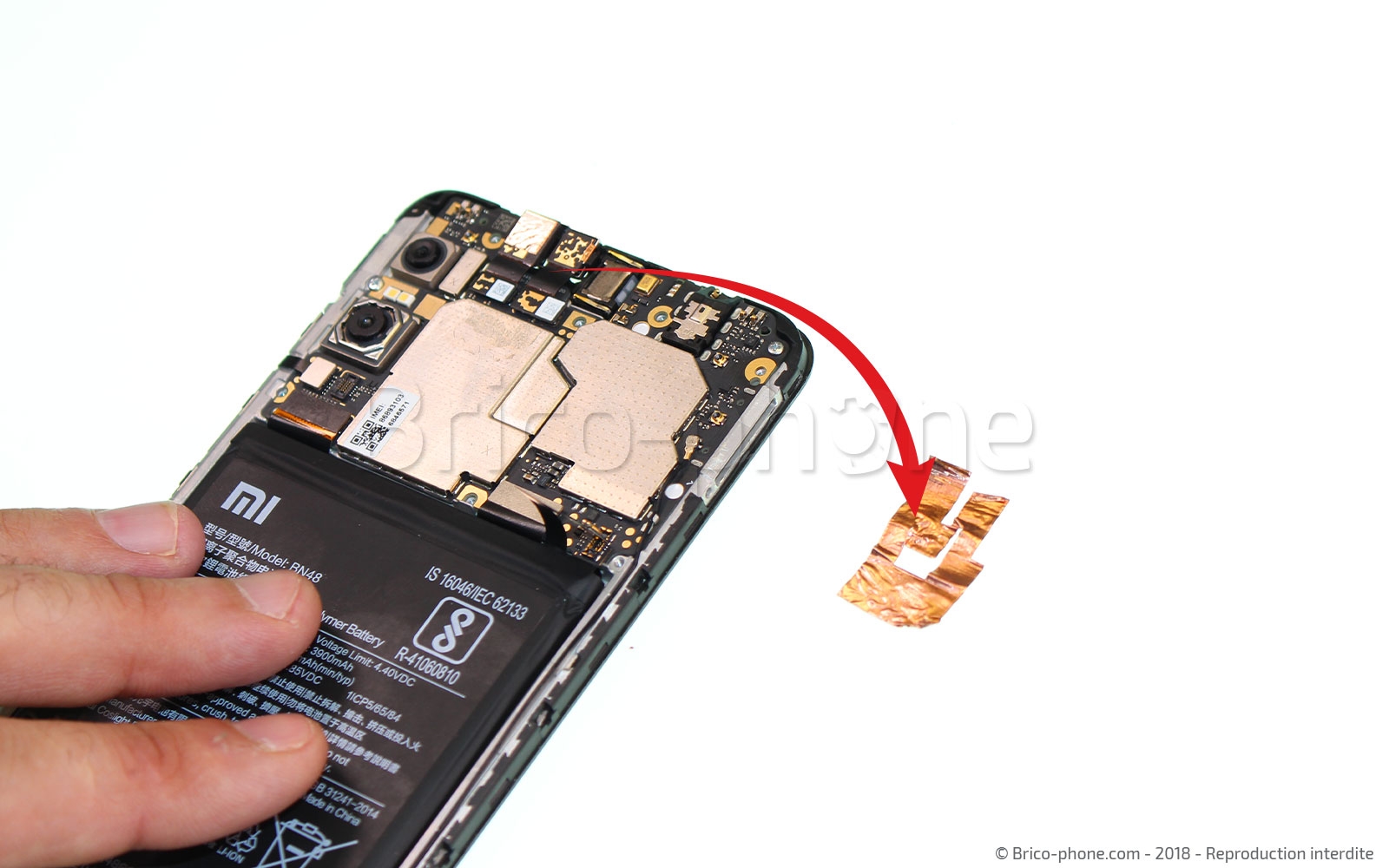 Changement de caméra avant sur Redmi Note 6 Pro photo 3