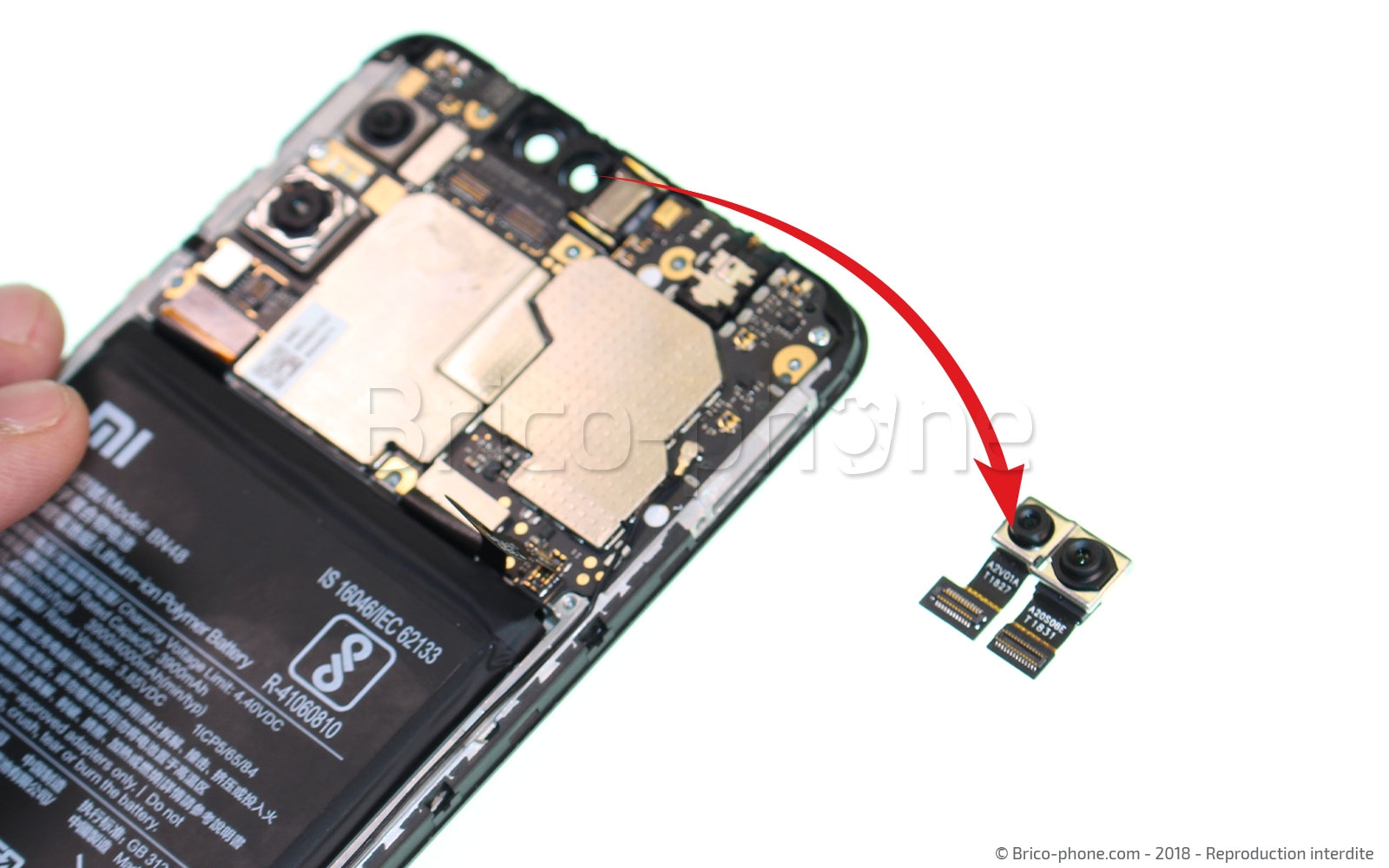 Changement de caméra avant sur Redmi Note 6 Pro photo 3