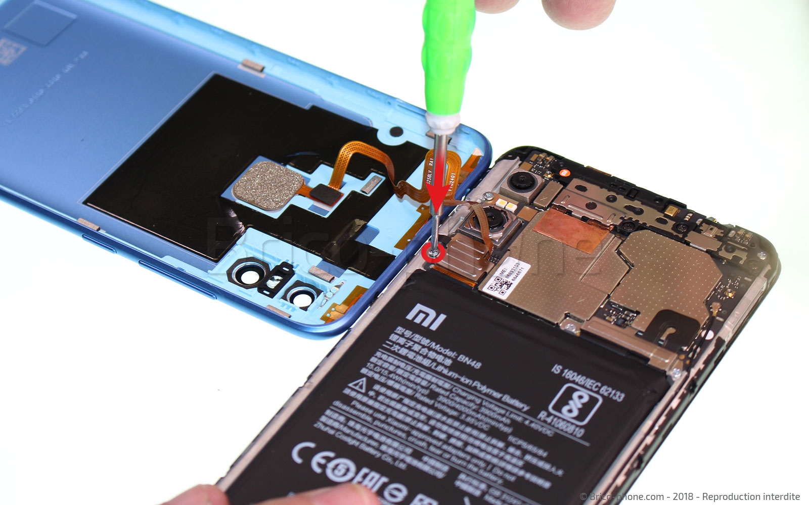 Changement d'écran (vitre + LCD)  sur Redmi Note 6 Pro photo 1