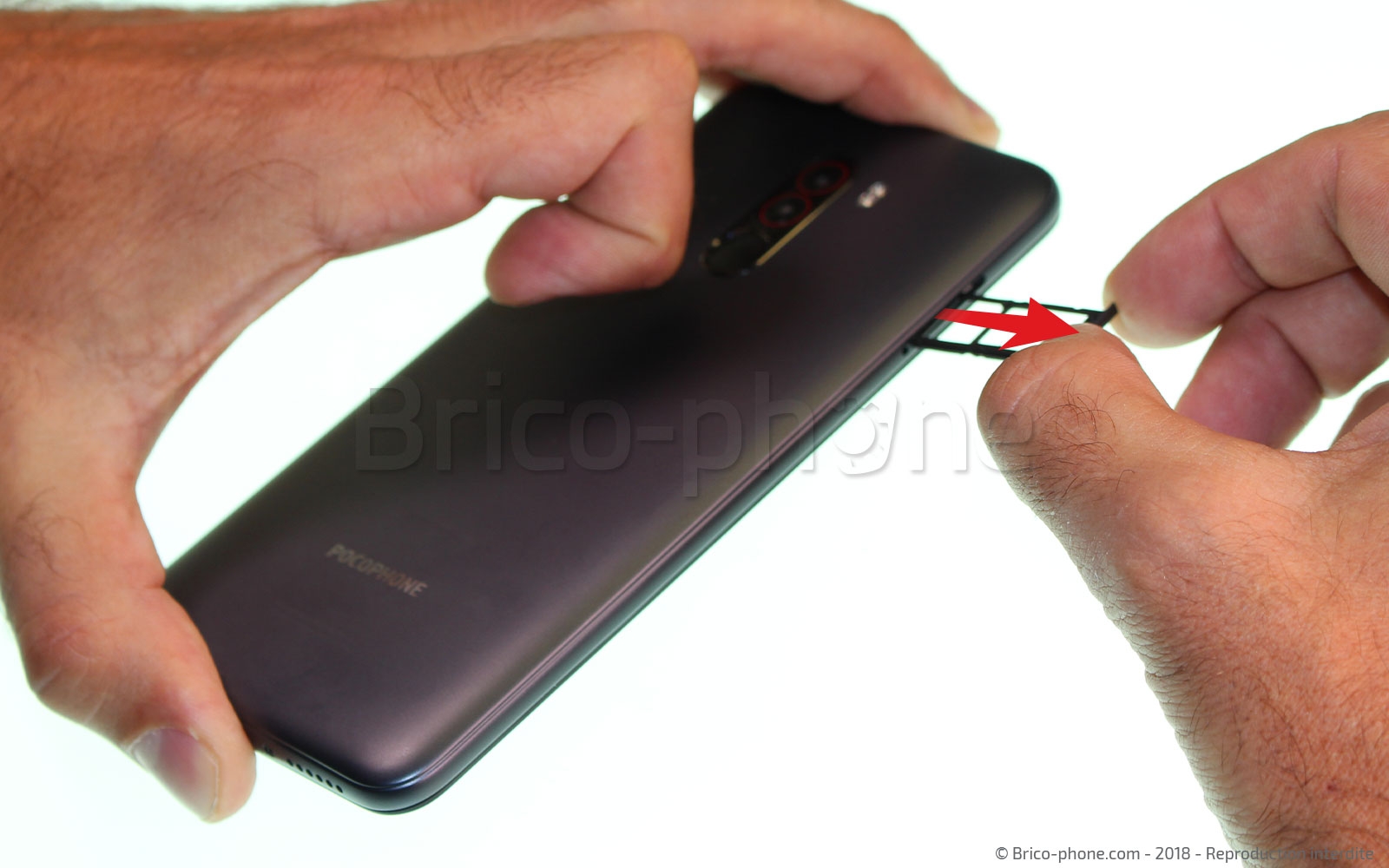 Changement de haut parleur externe sur Pocophone F1 photo 3