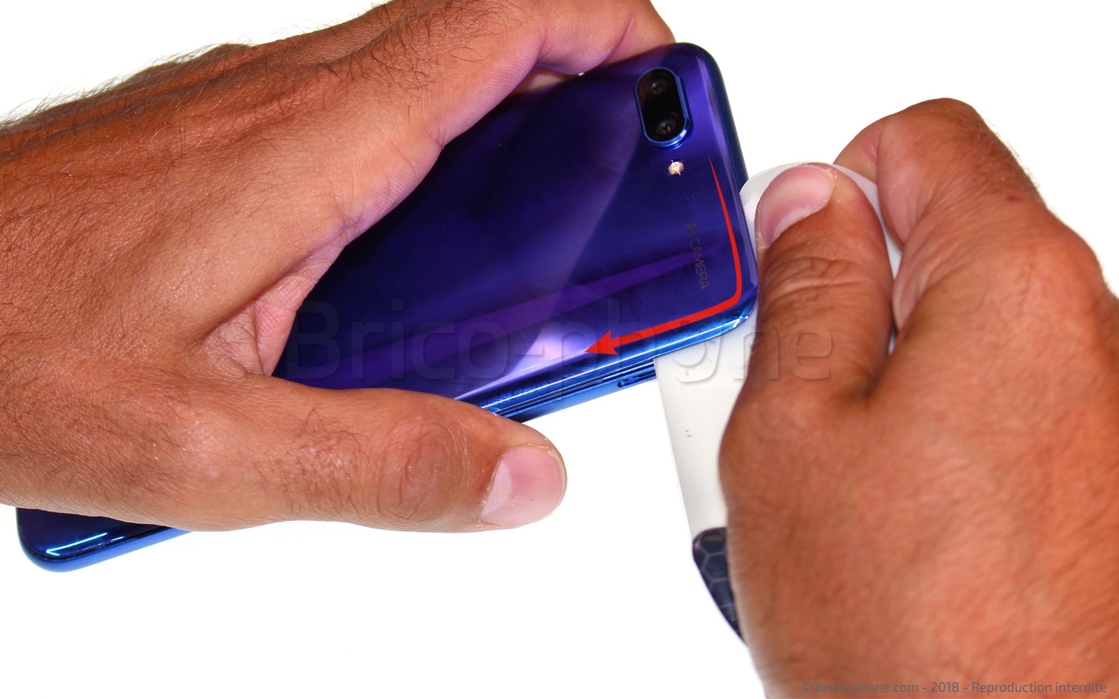 Changement de vitre arrière sur Honor 10 photo 2