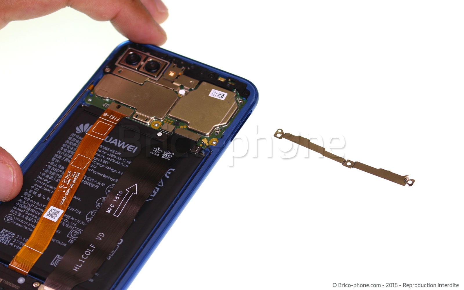 Changement de batterie sur Honor 10 photo 4