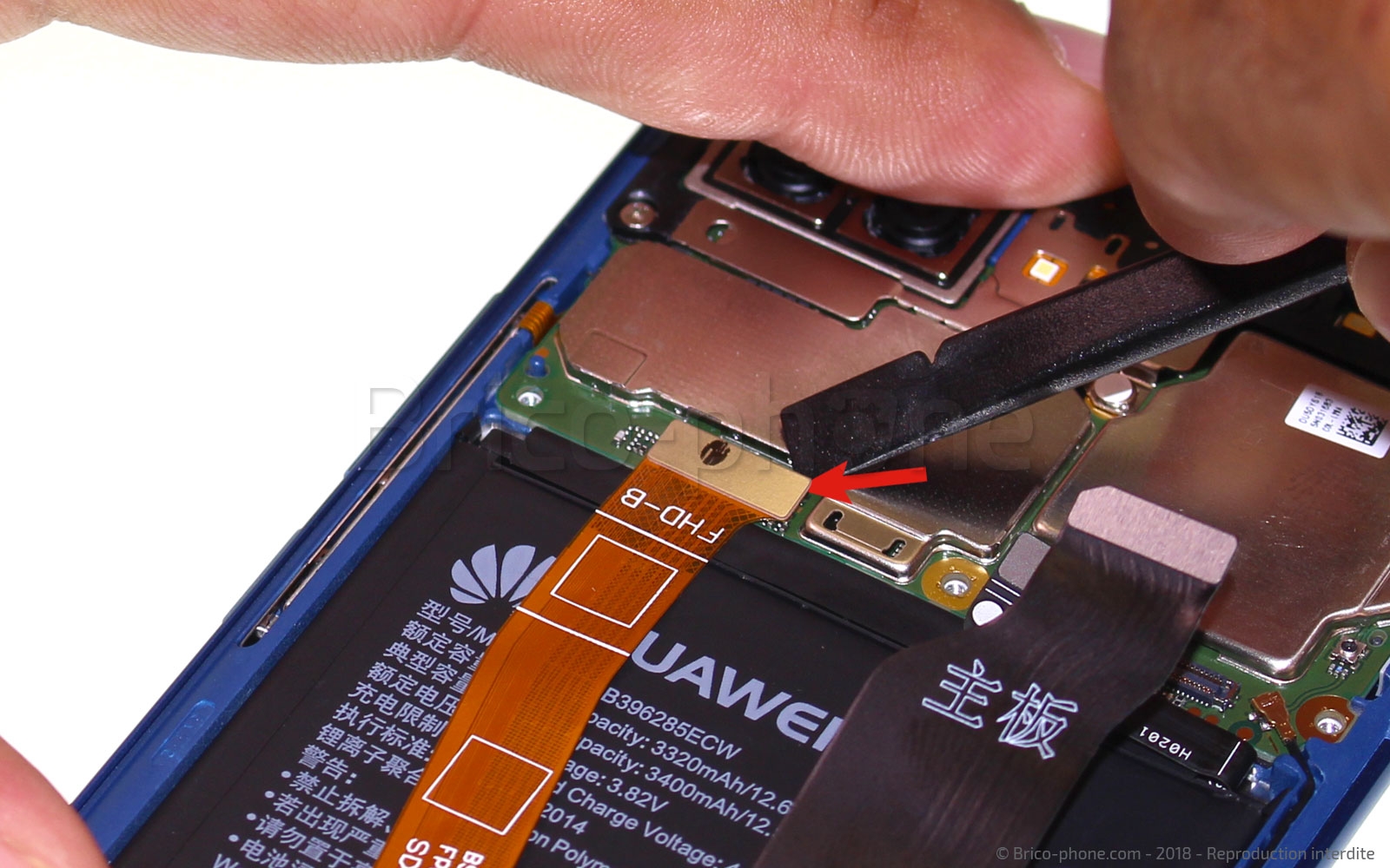 Changement de batterie sur Honor 10 photo 2