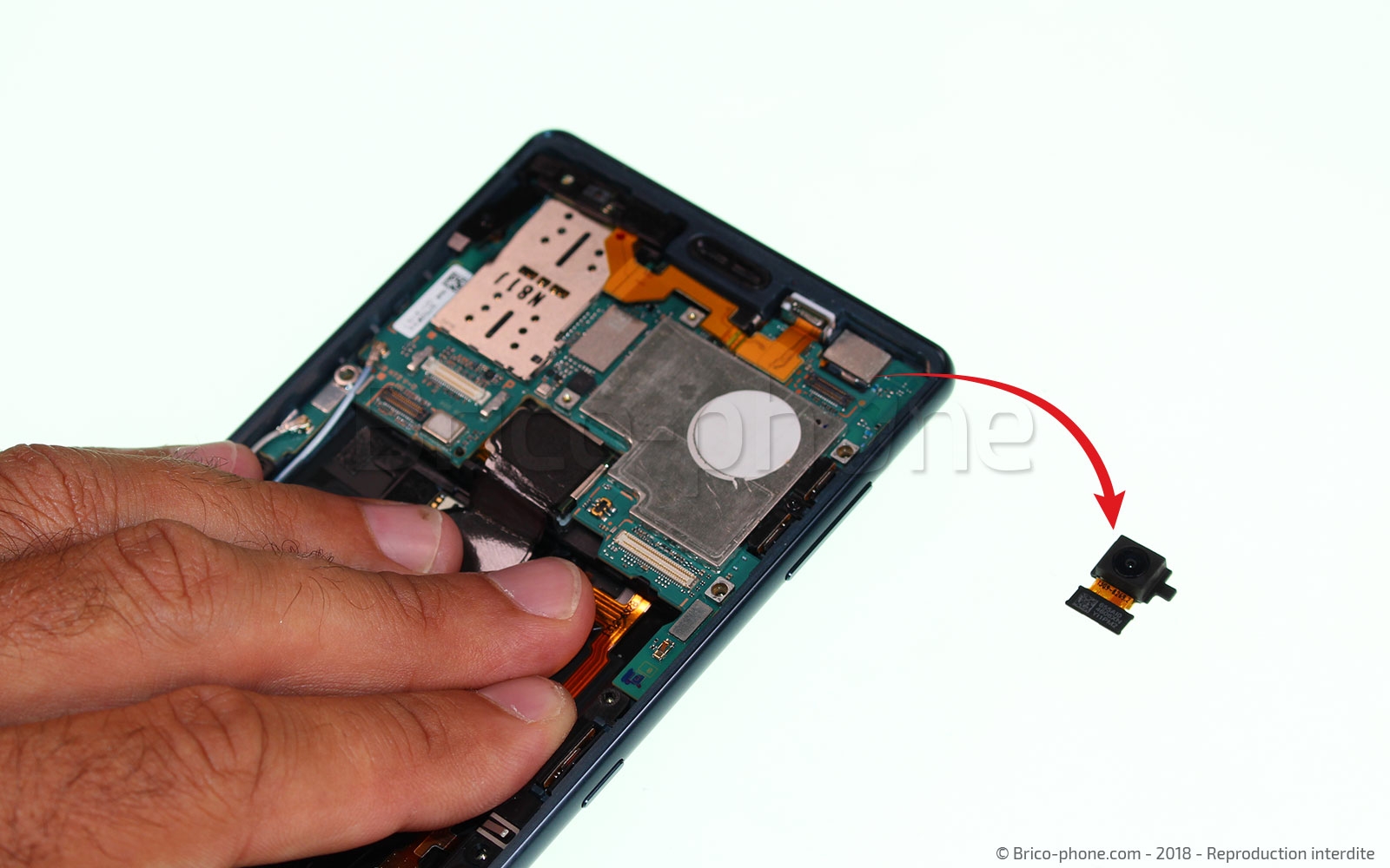 Changement de caméra avant sur Xperia XZ2 photo 4