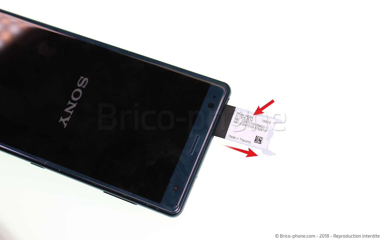 Changement d'écran vitre et LCD sur Xperia XZ2 photo 1