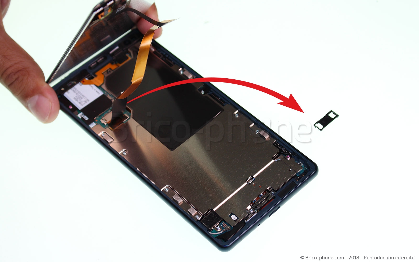 Changement d'écran vitre et LCD sur Xperia XZ2 photo 2