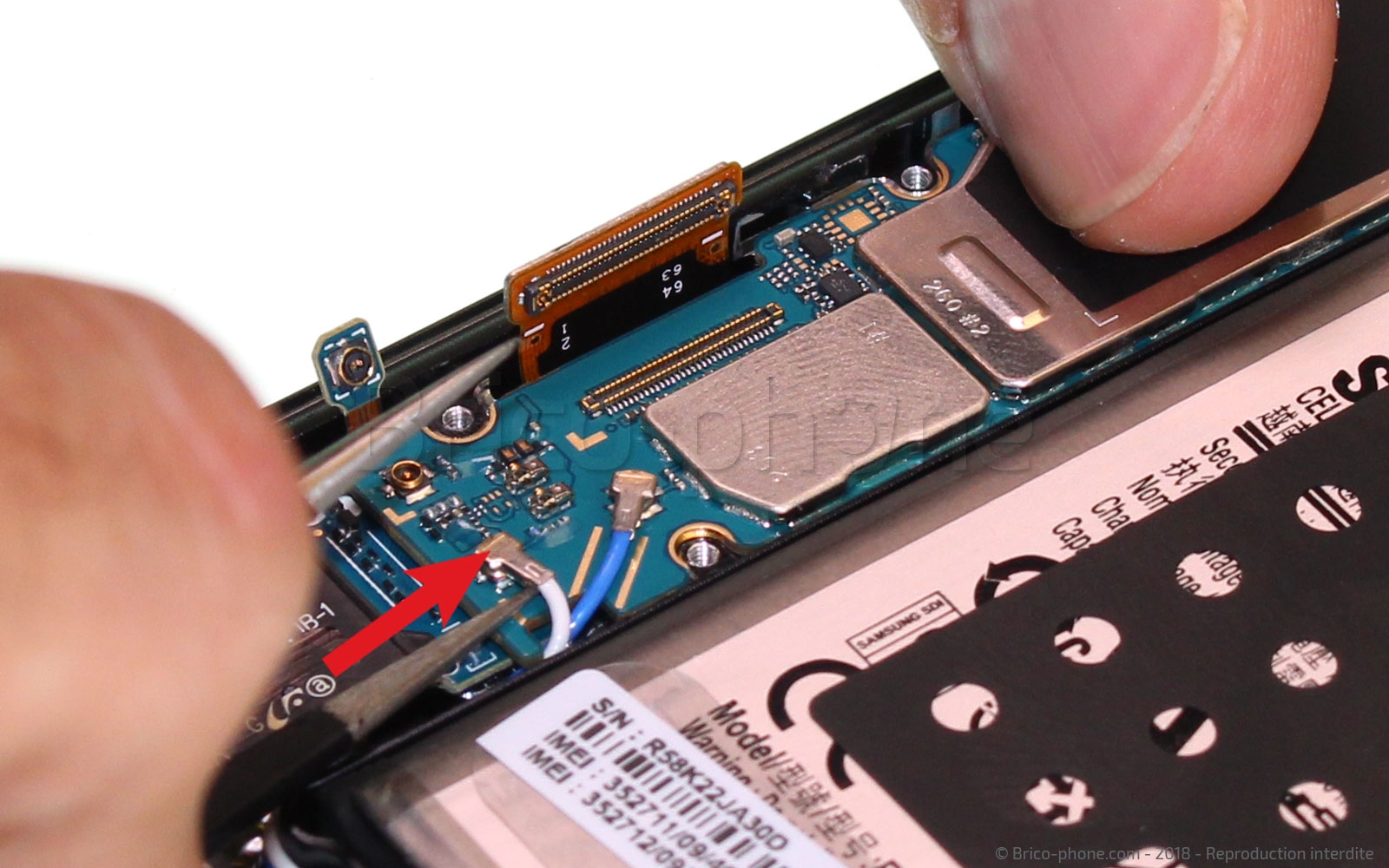 Démontage complet sur Galaxy S9 photo 3