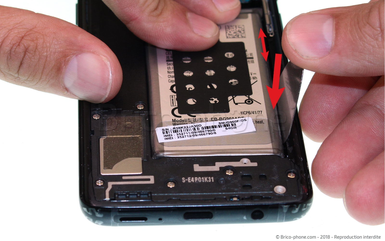 Démontage complet sur Galaxy S9 photo 1