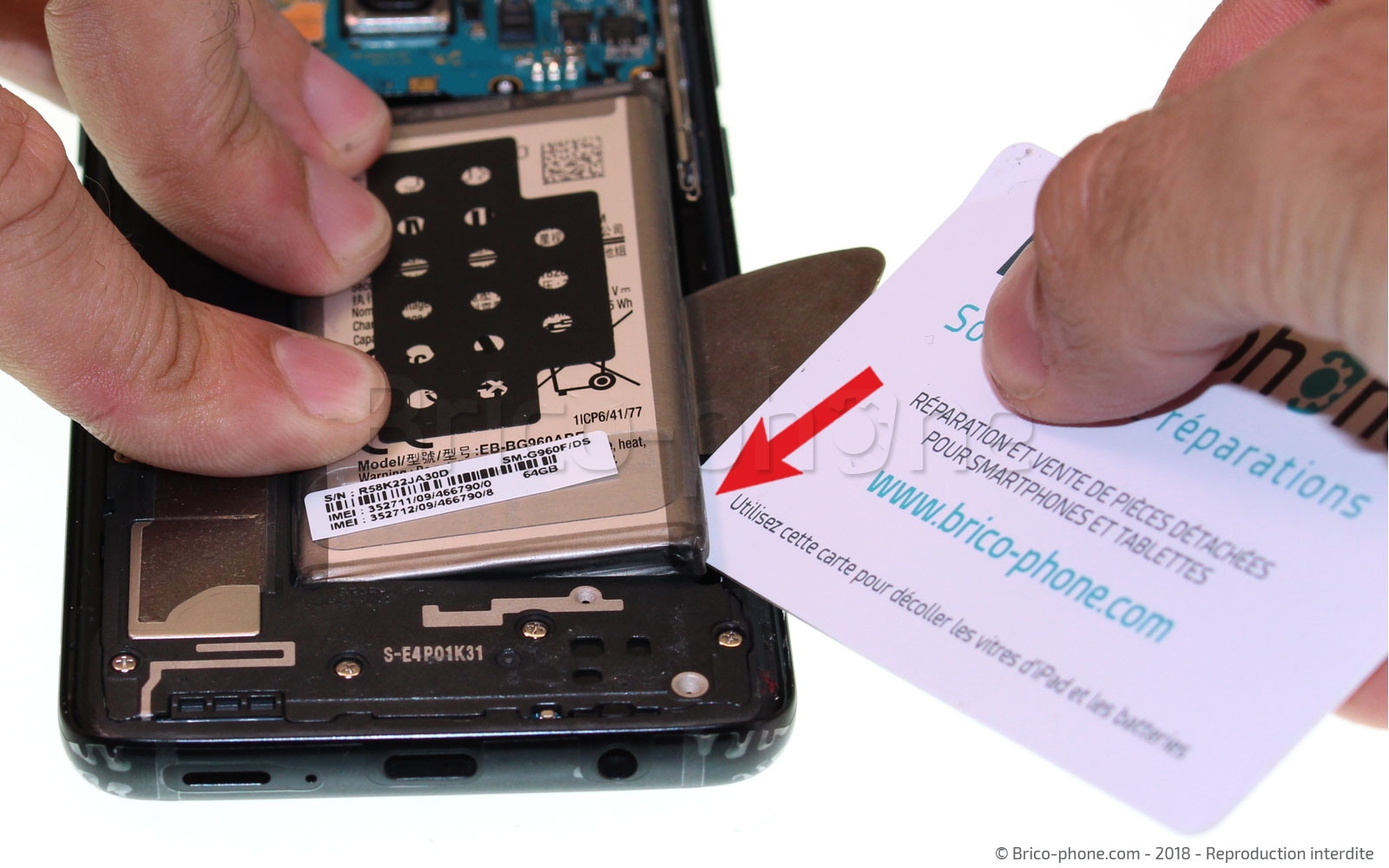 Démontage complet sur Galaxy S9 photo 2