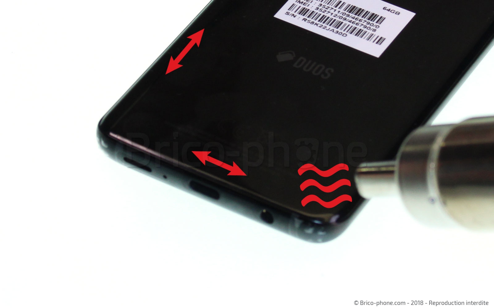 Changement du connecteur de charge sur Galaxy S9 photo 2