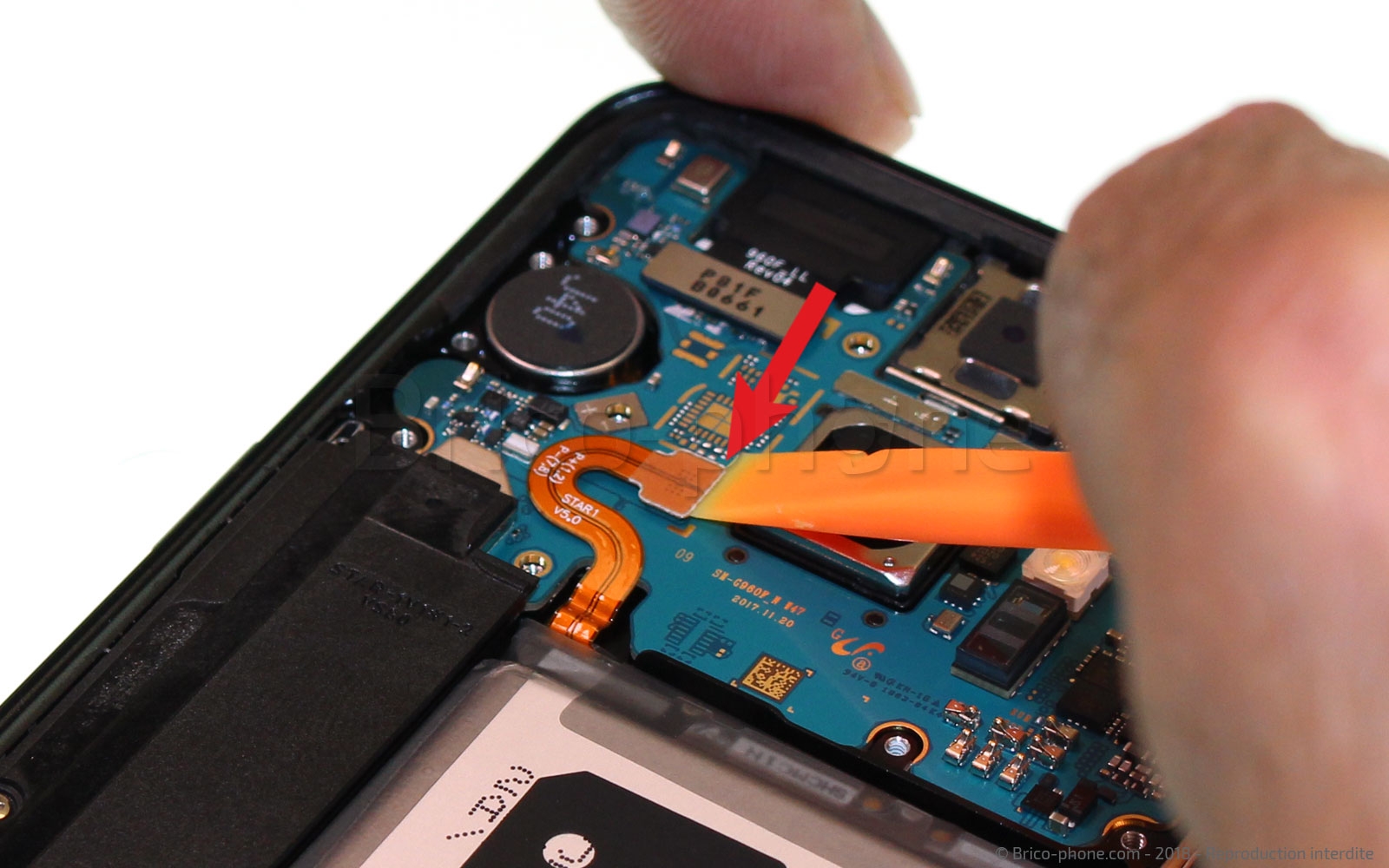 Changement du connecteur de charge sur Galaxy S9 photo 1