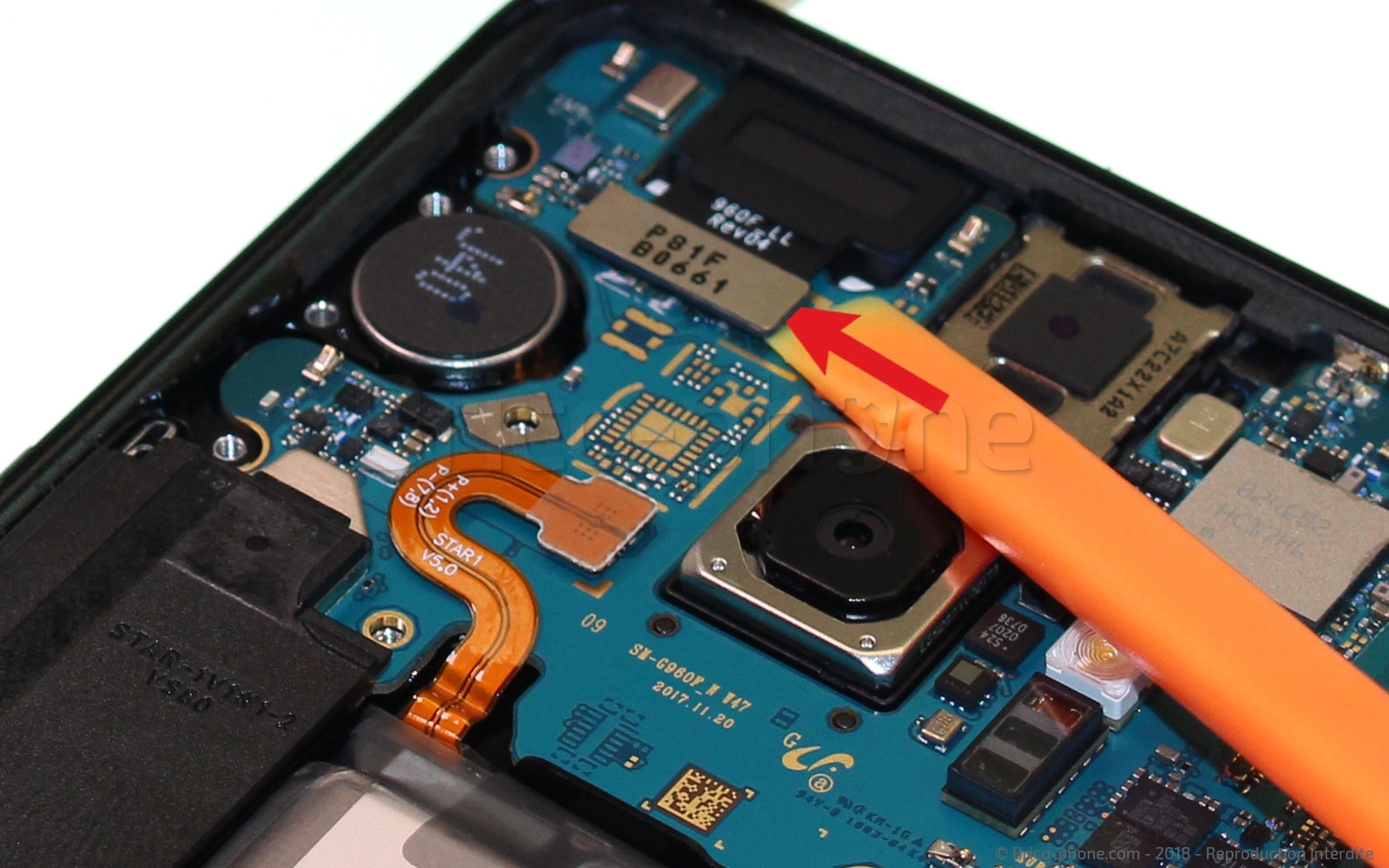 Changement du connecteur de charge sur Galaxy S9 photo 1