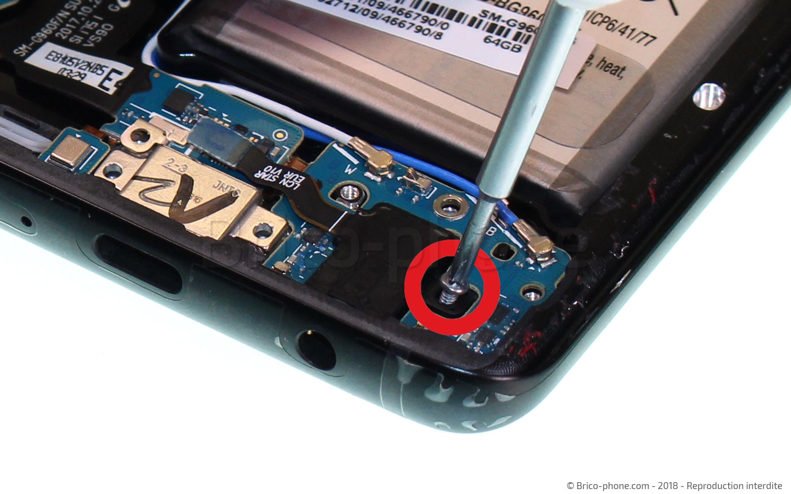 Changement du connecteur de charge sur Galaxy S9 photo 2