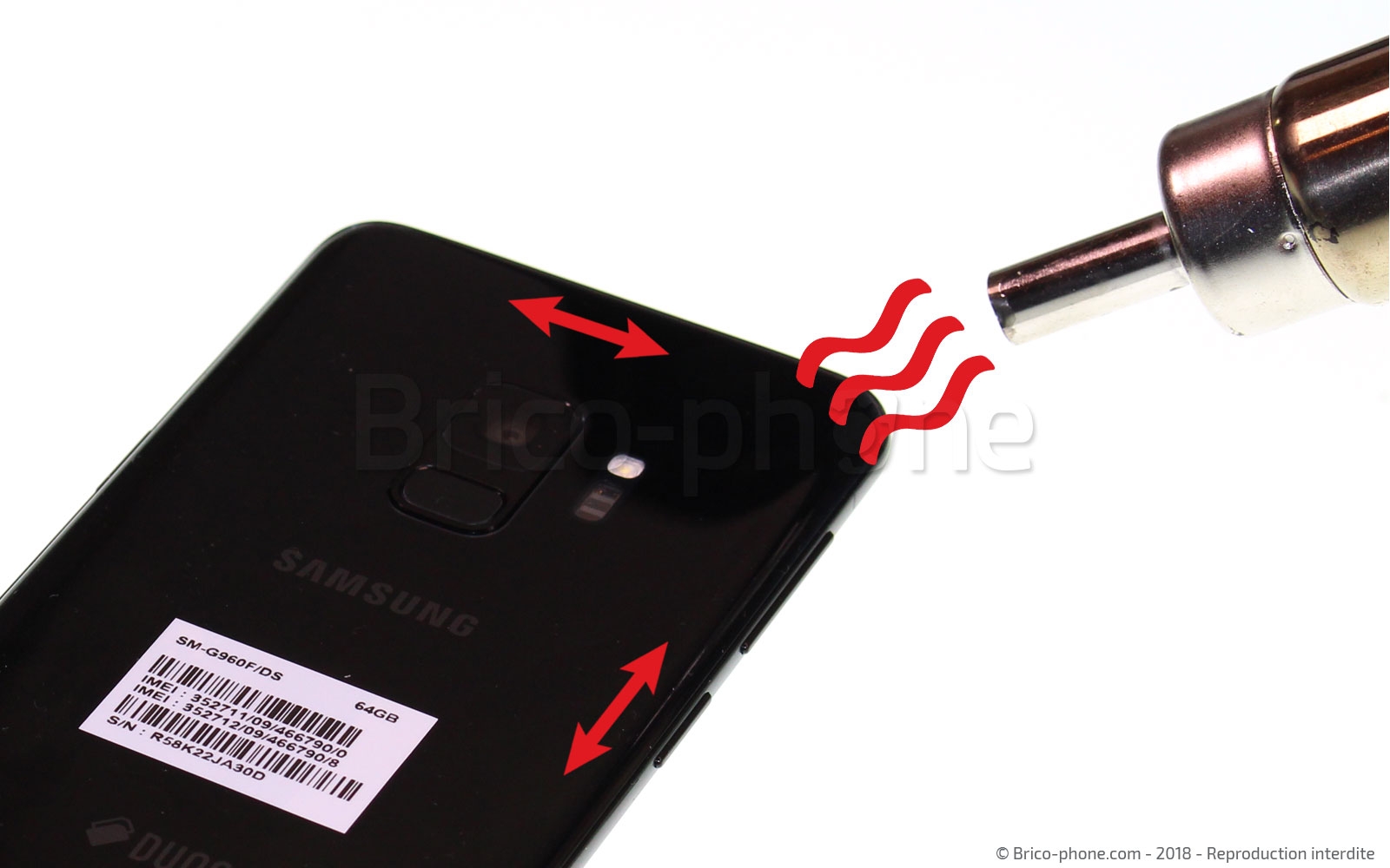 Changement de caméra arrière sur Galaxy S9 photo 1