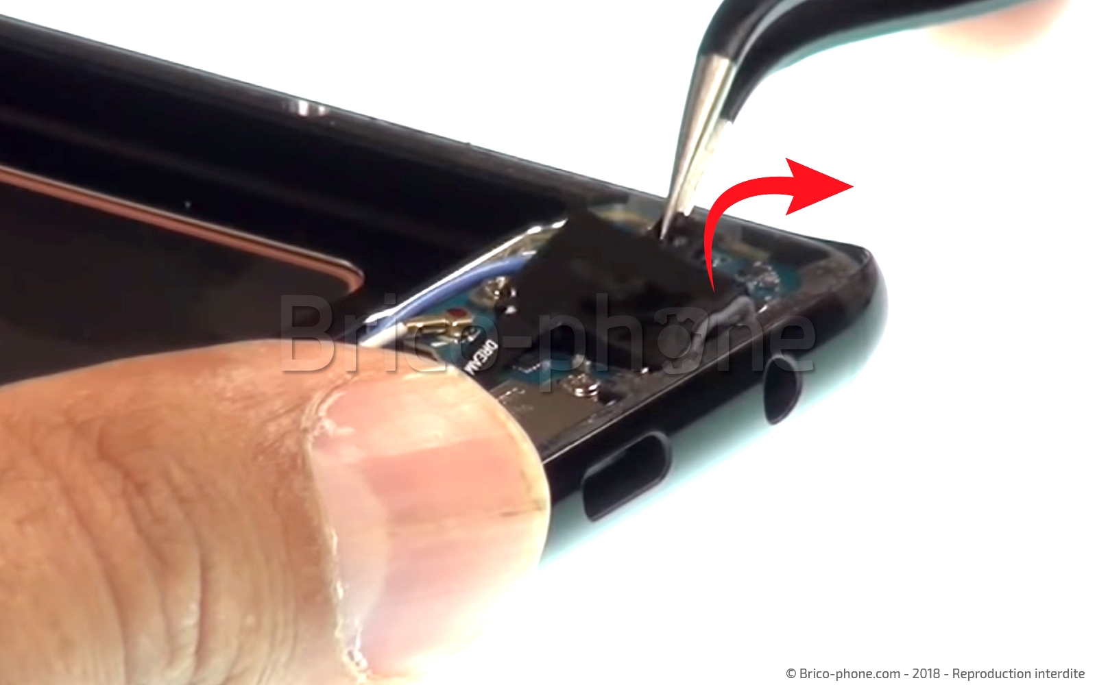 Changement de prise audio jack sur Galaxy S8 photo 3