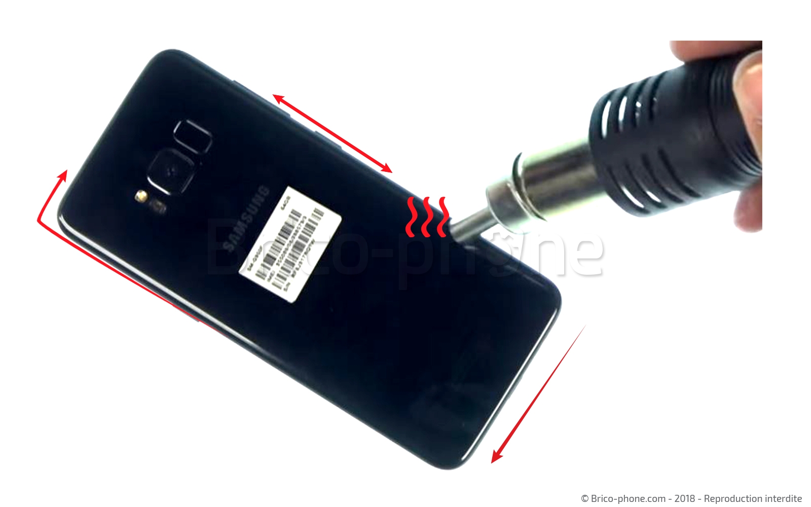 Changement du haut-parleur externe sur Galaxy S8 photo 1