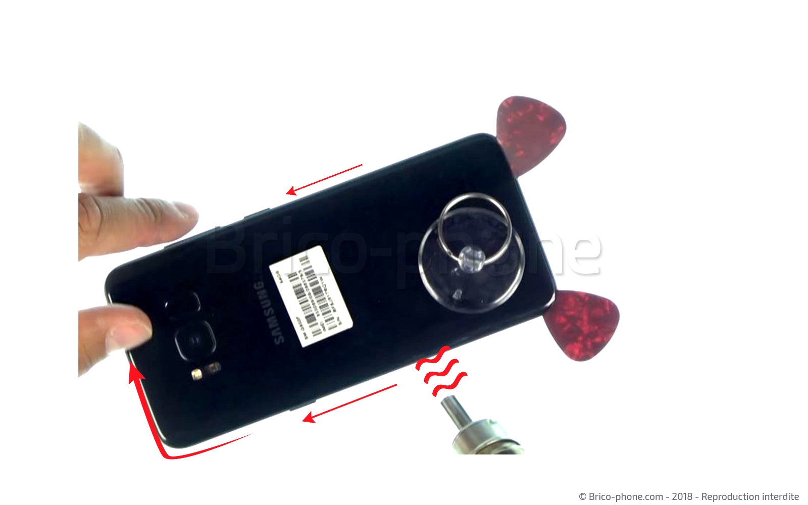 Changement du haut-parleur externe sur Galaxy S8 photo 1