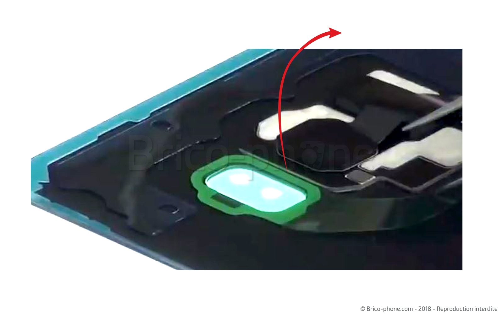 Changement de la vitre arrière sur Galaxy S8 photo 2