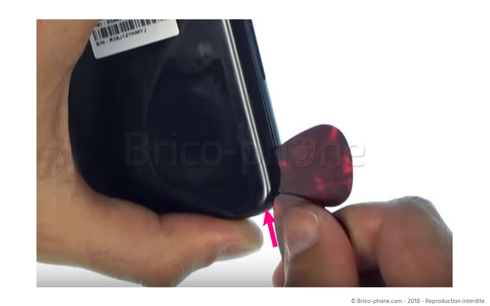 Changement de vitre arrière sur Galaxy A5 2017 photo 3