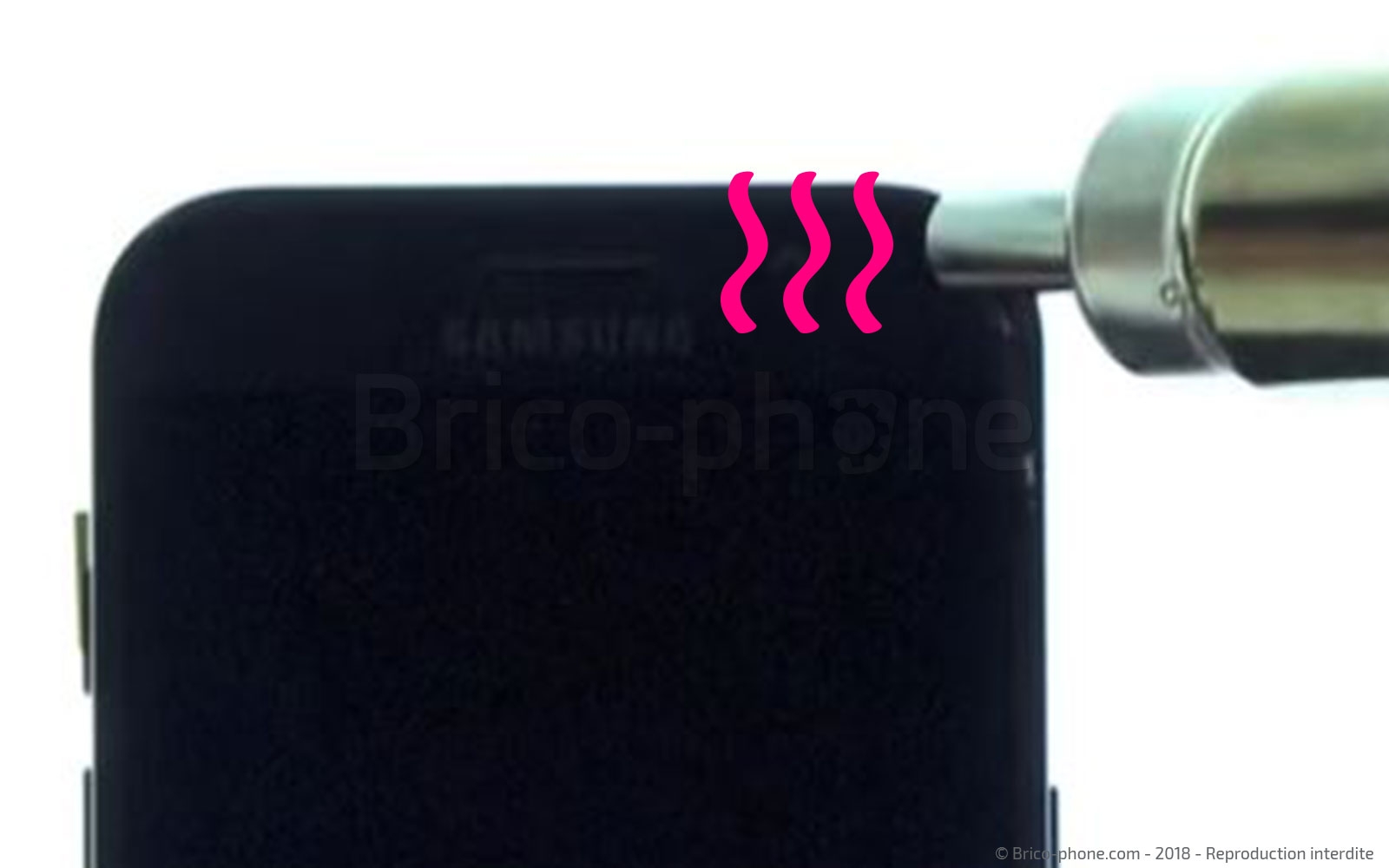 Changement d'écran (vitre+AMOLED) sur Galaxy A5 2017 photo 1