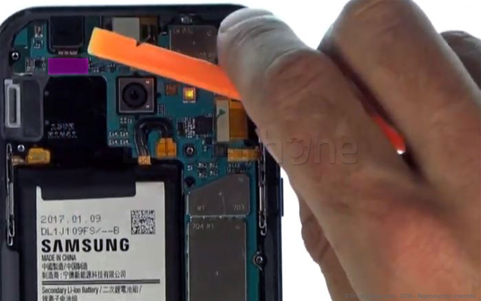 Changement de caméra avant sur Galaxy A5 2017 photo 1