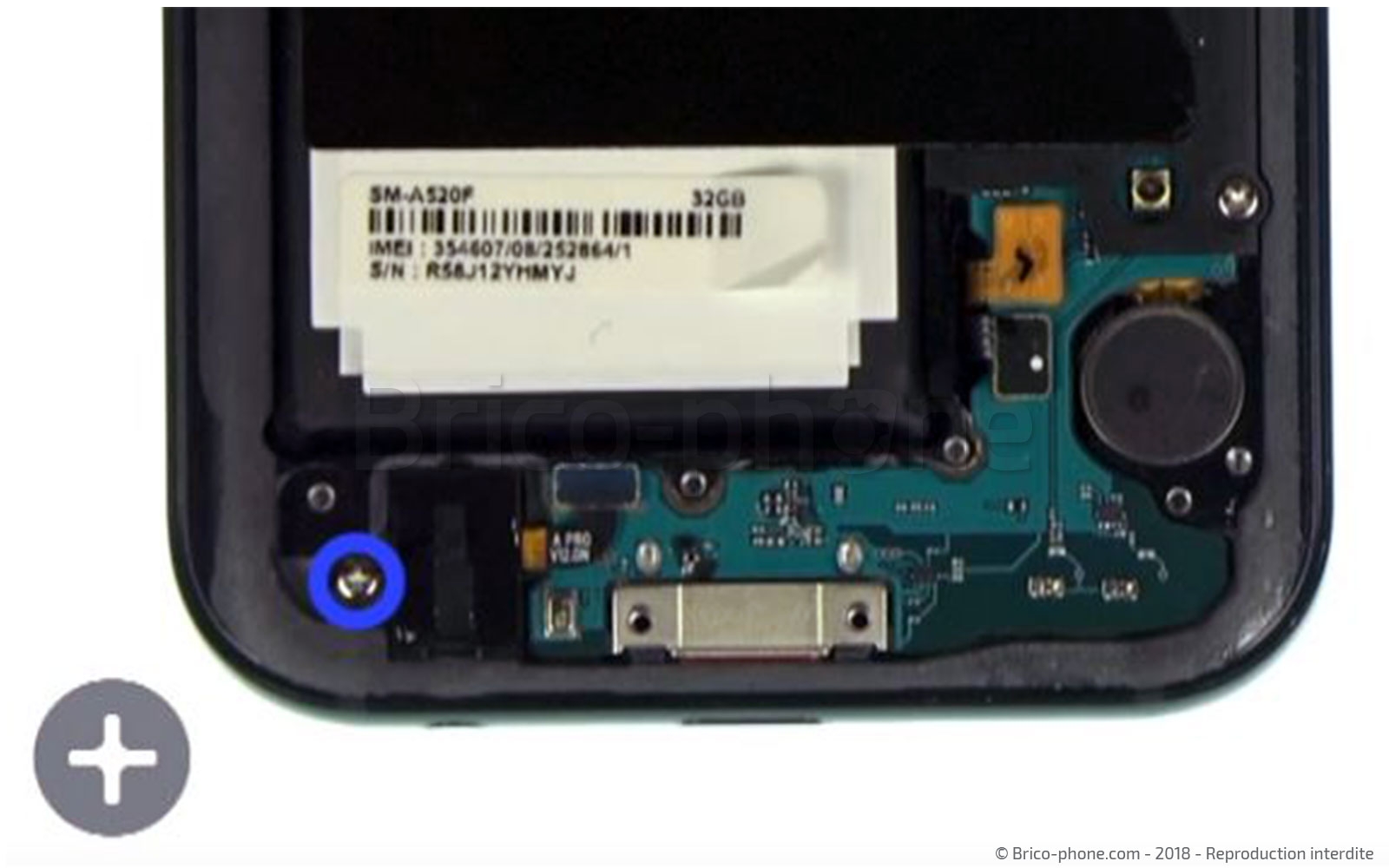 Changement de prise audio jack sur Galaxy A5 2017 photo 1