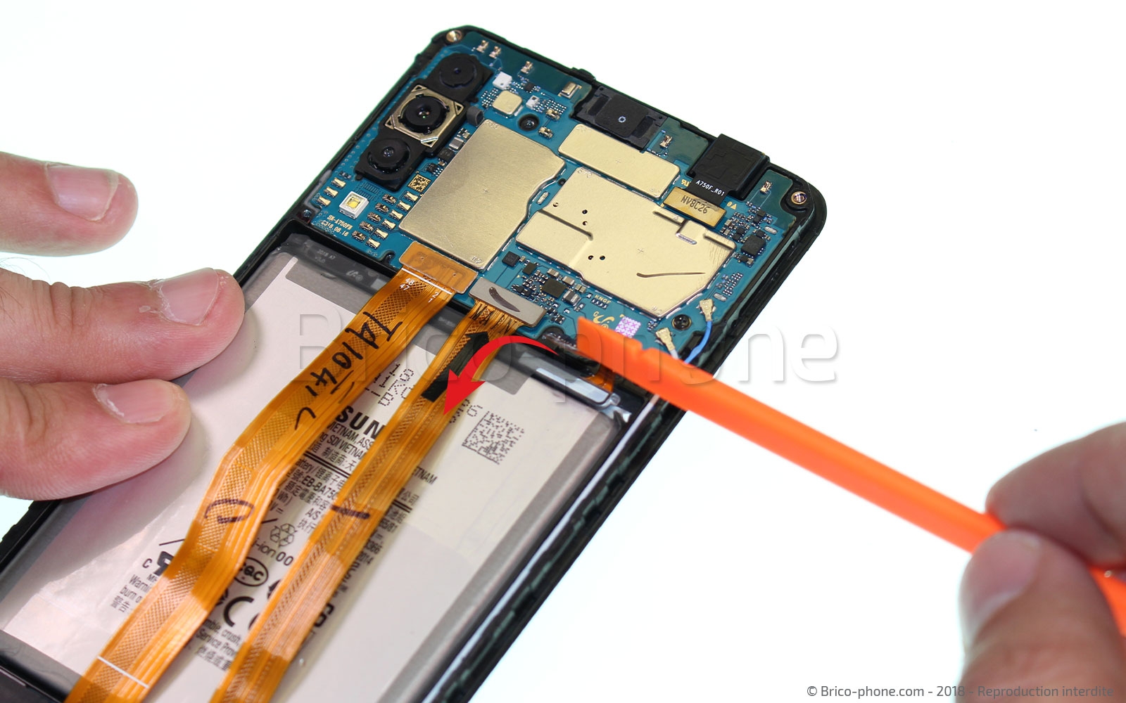 Démontage complet sur Galaxy A7 2018 photo 2