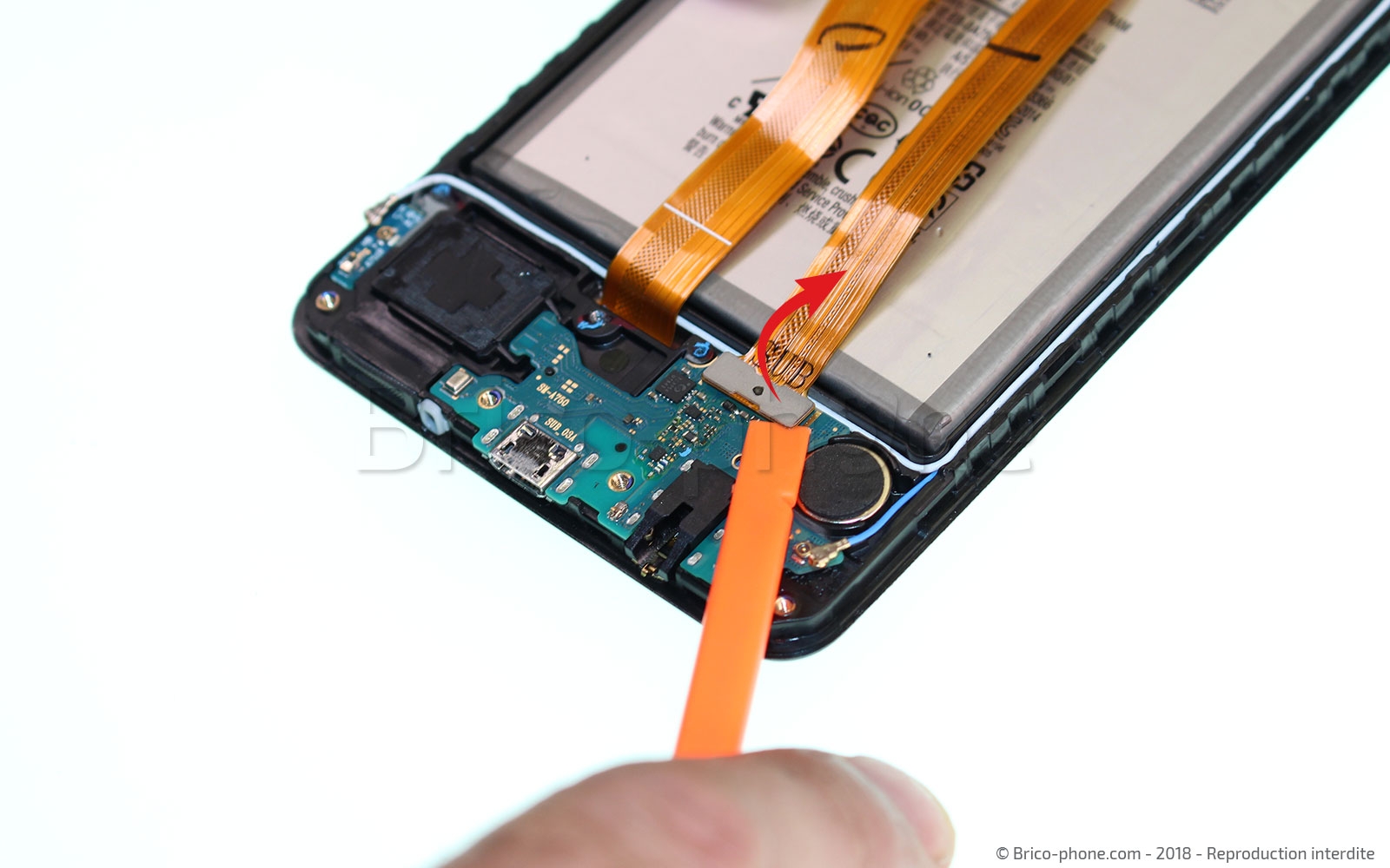 Démontage complet sur Galaxy A7 2018 photo 3