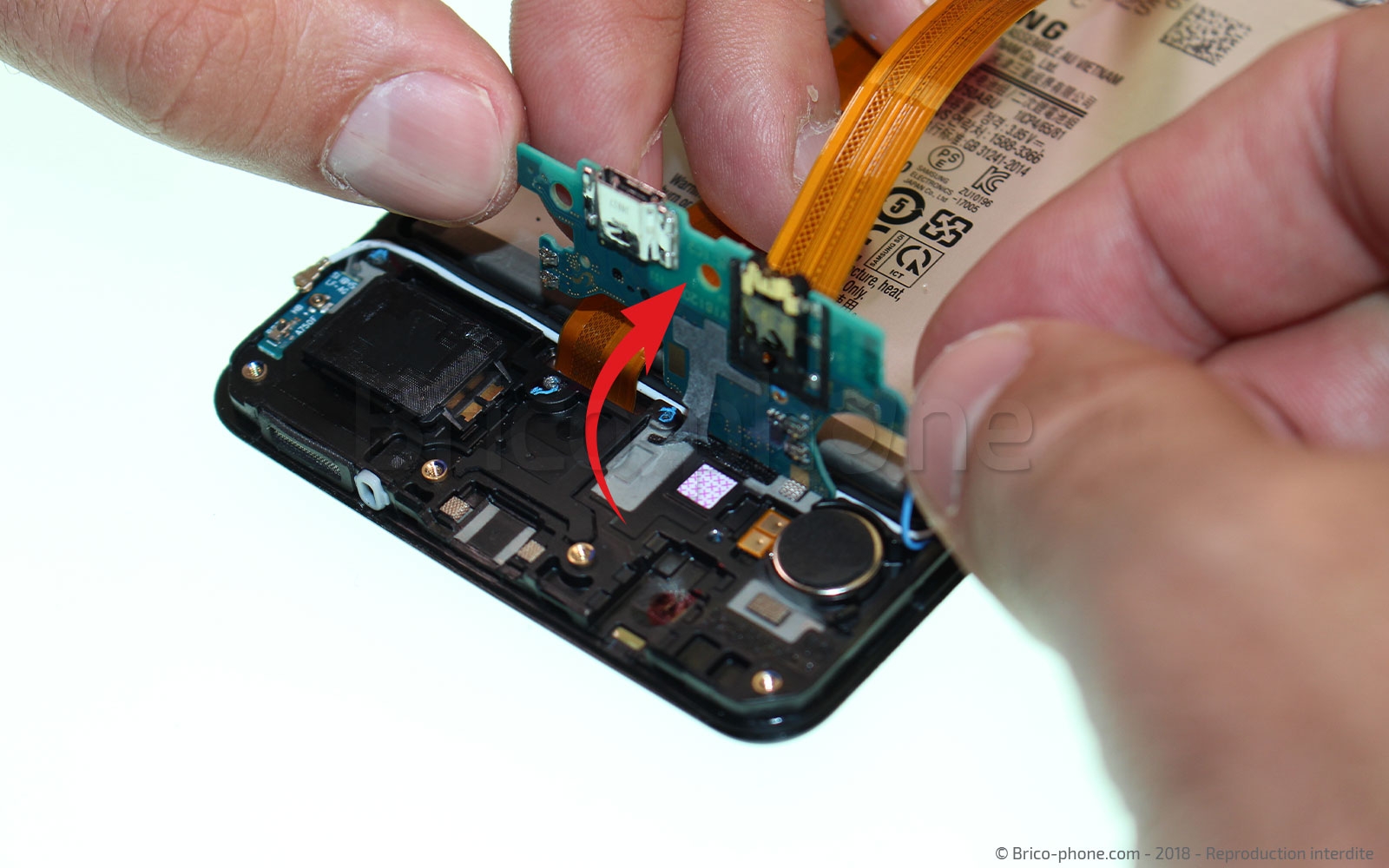 Démontage complet sur Galaxy A7 2018 photo 2