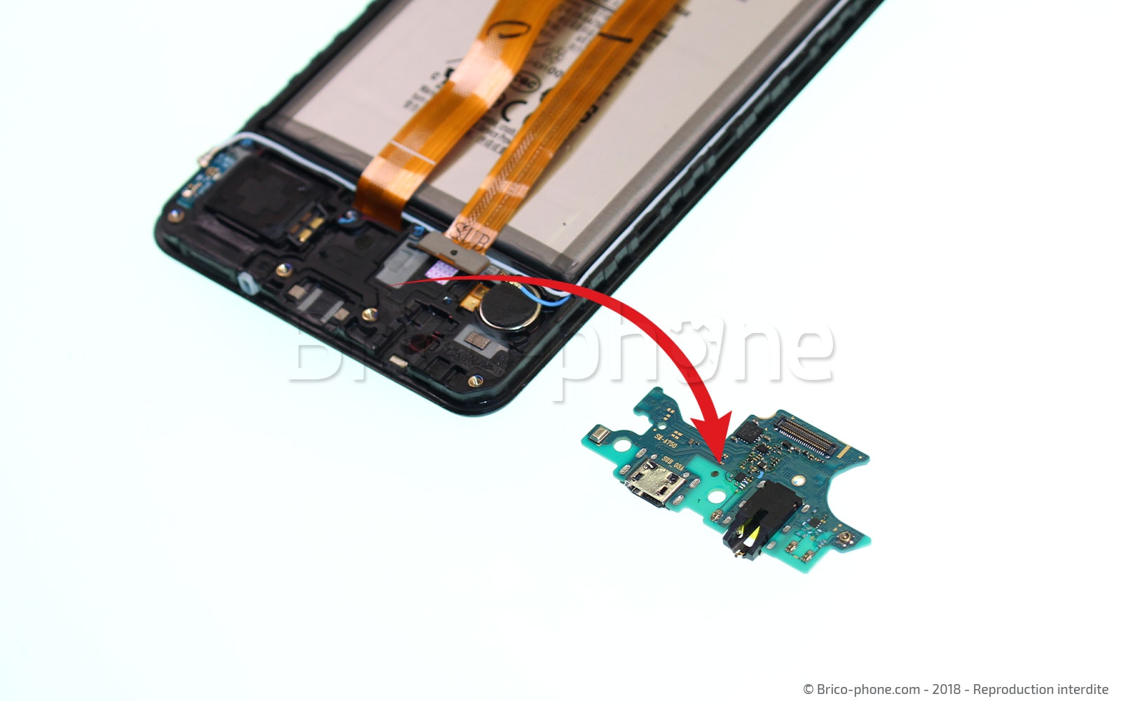 Démontage complet sur Galaxy A7 2018 photo 3