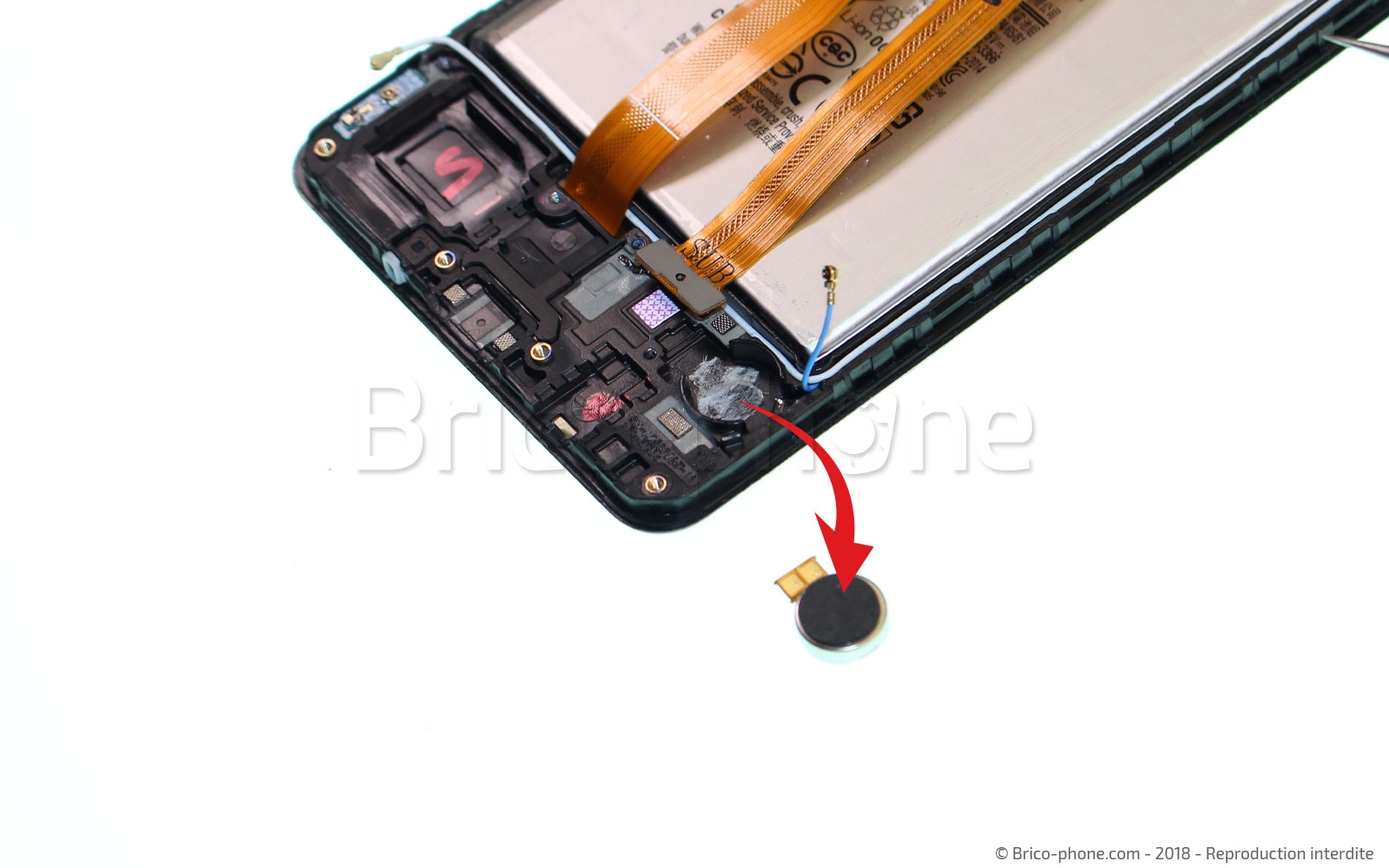 Démontage complet sur Galaxy A7 2018 photo 3