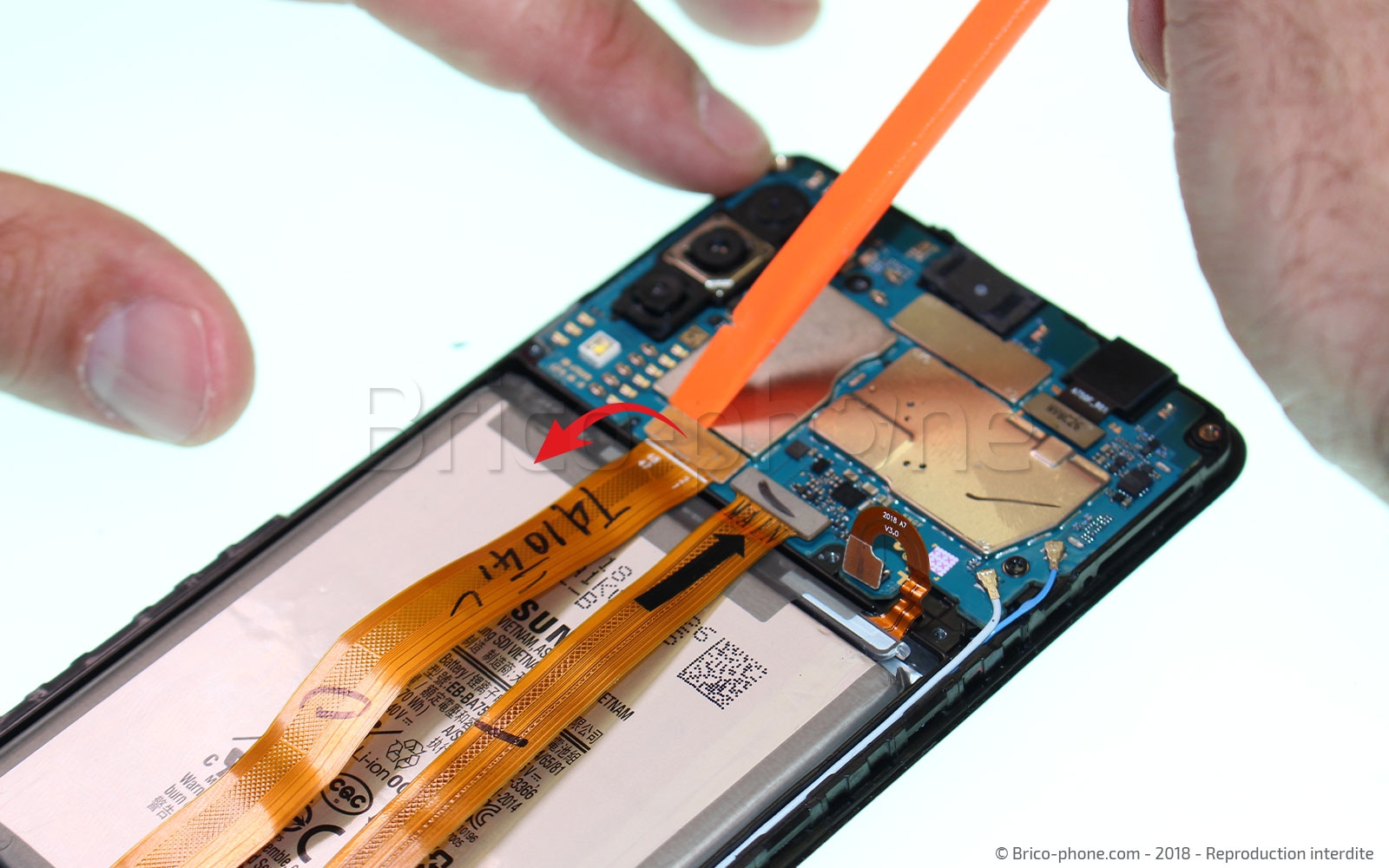 Démontage complet sur Galaxy A7 2018 photo 1