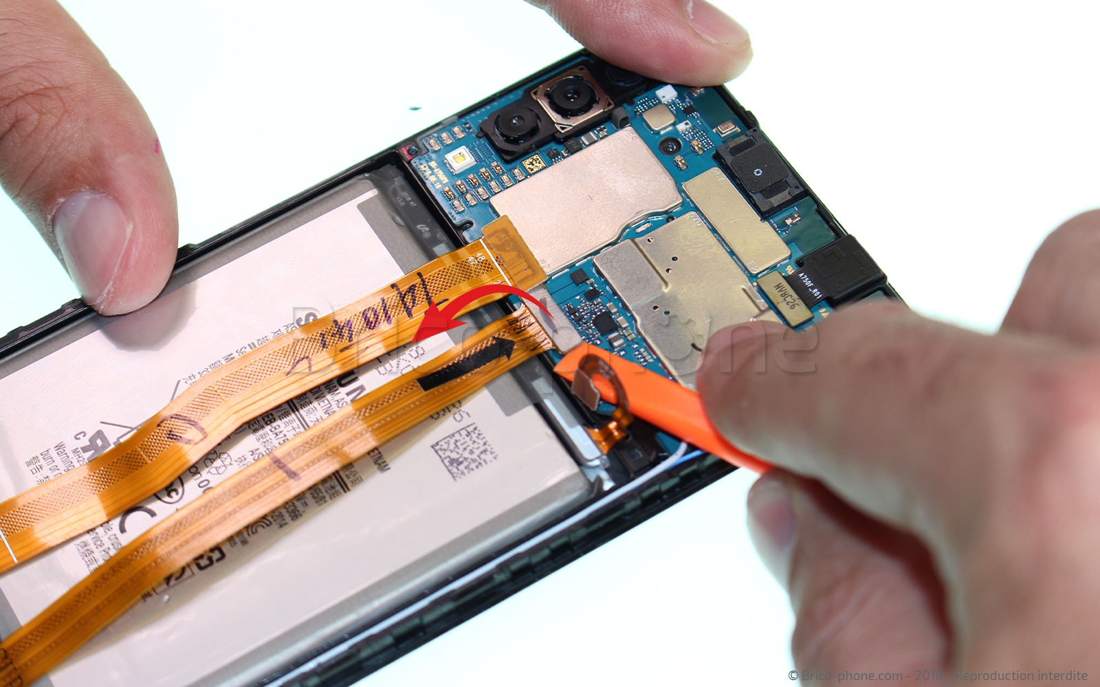 Démontage complet sur Galaxy A7 2018 photo 2