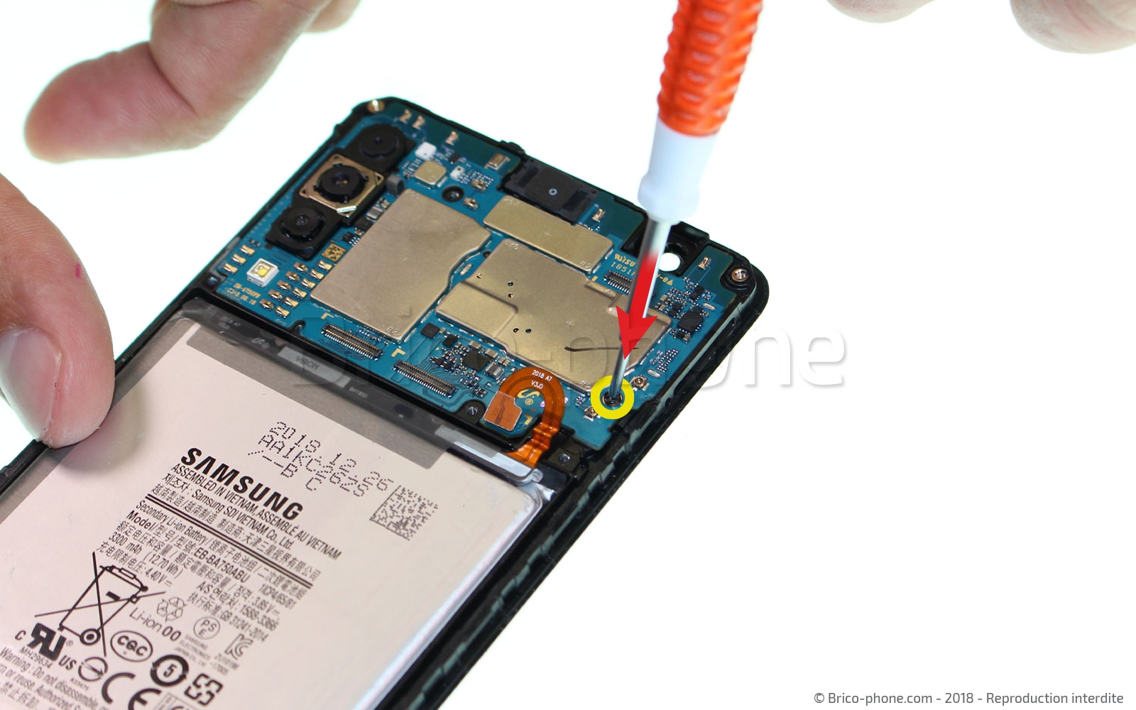 Démontage complet sur Galaxy A7 2018 photo 1