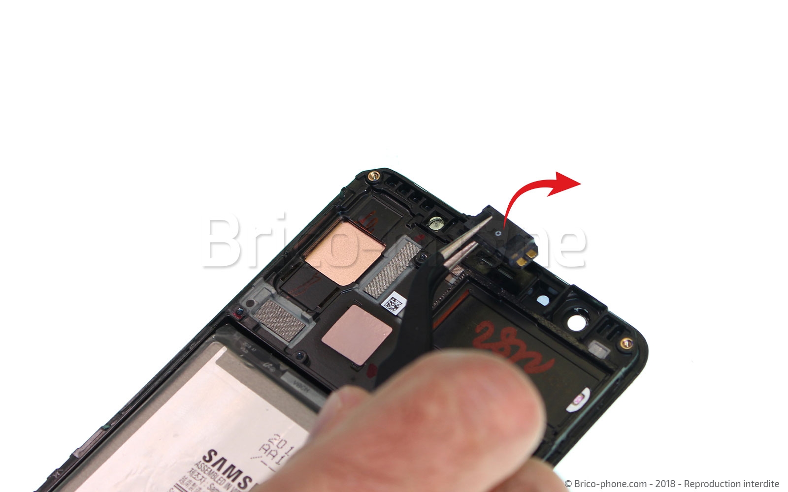 Démontage complet sur Galaxy A7 2018 photo 1